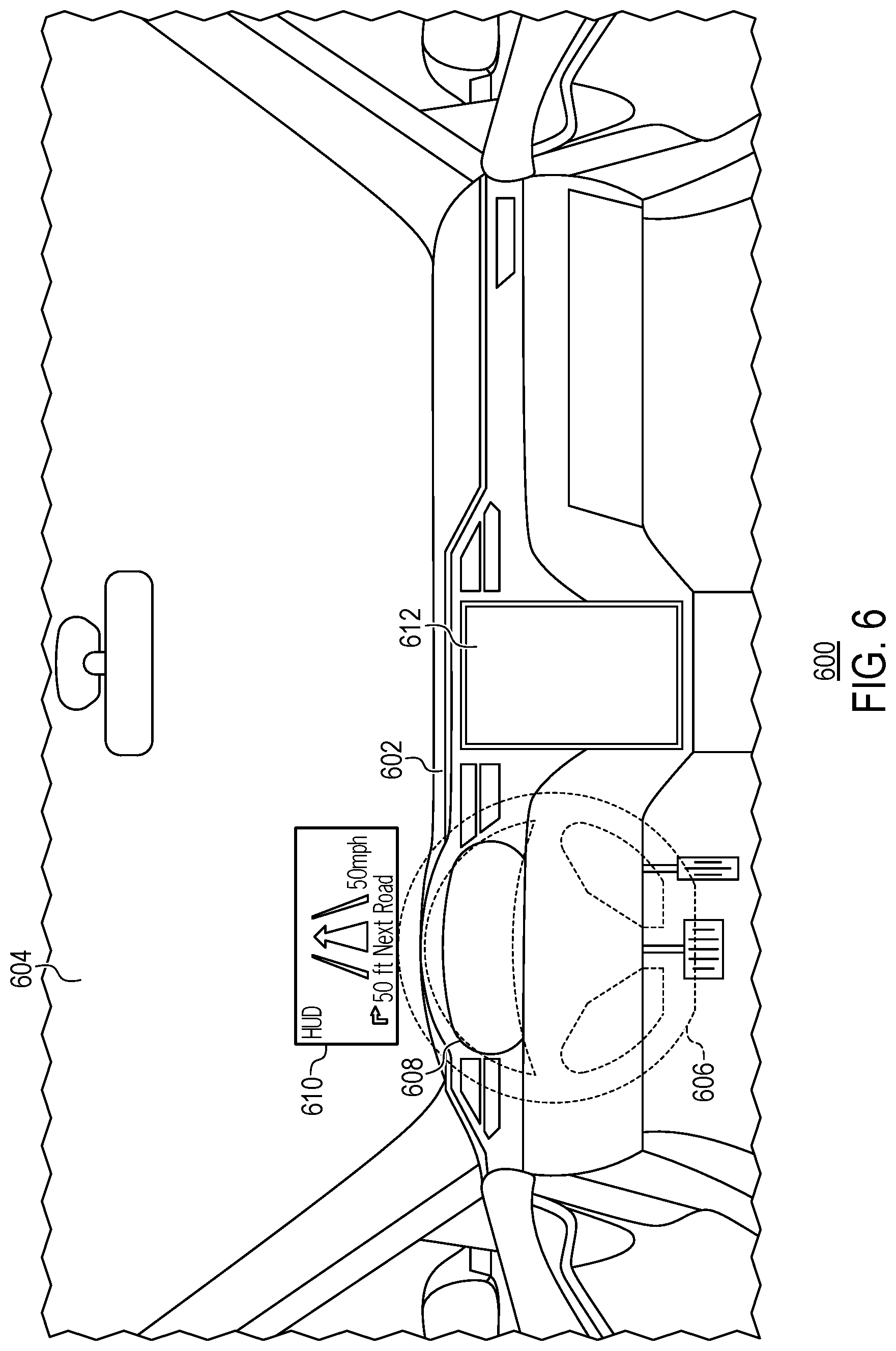 Patent US12100247 Figure 6 – Windshield safety system