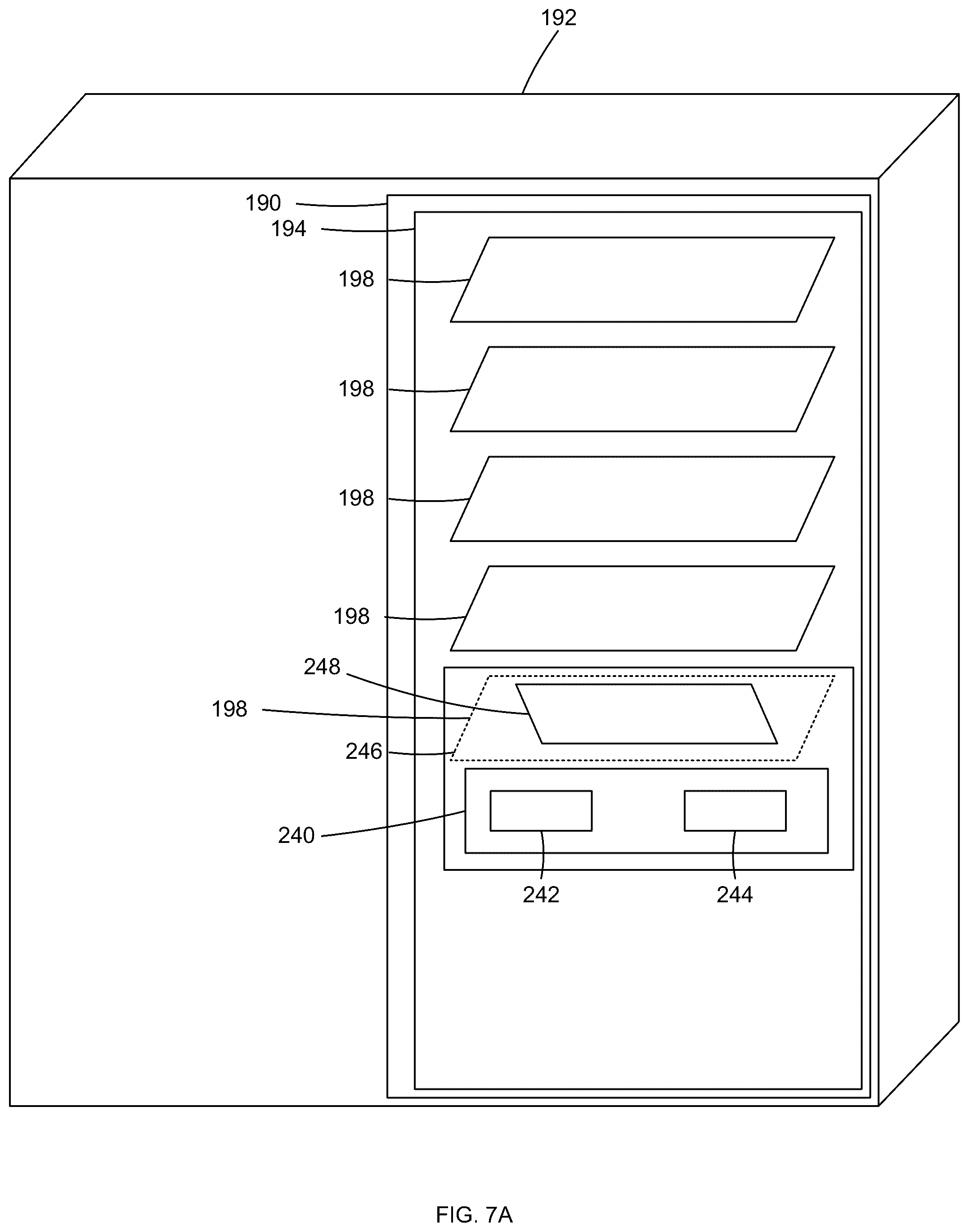 Patent US12100256 Figure 14 – Systems and methods for retrofit housing using an in-safe cassette port