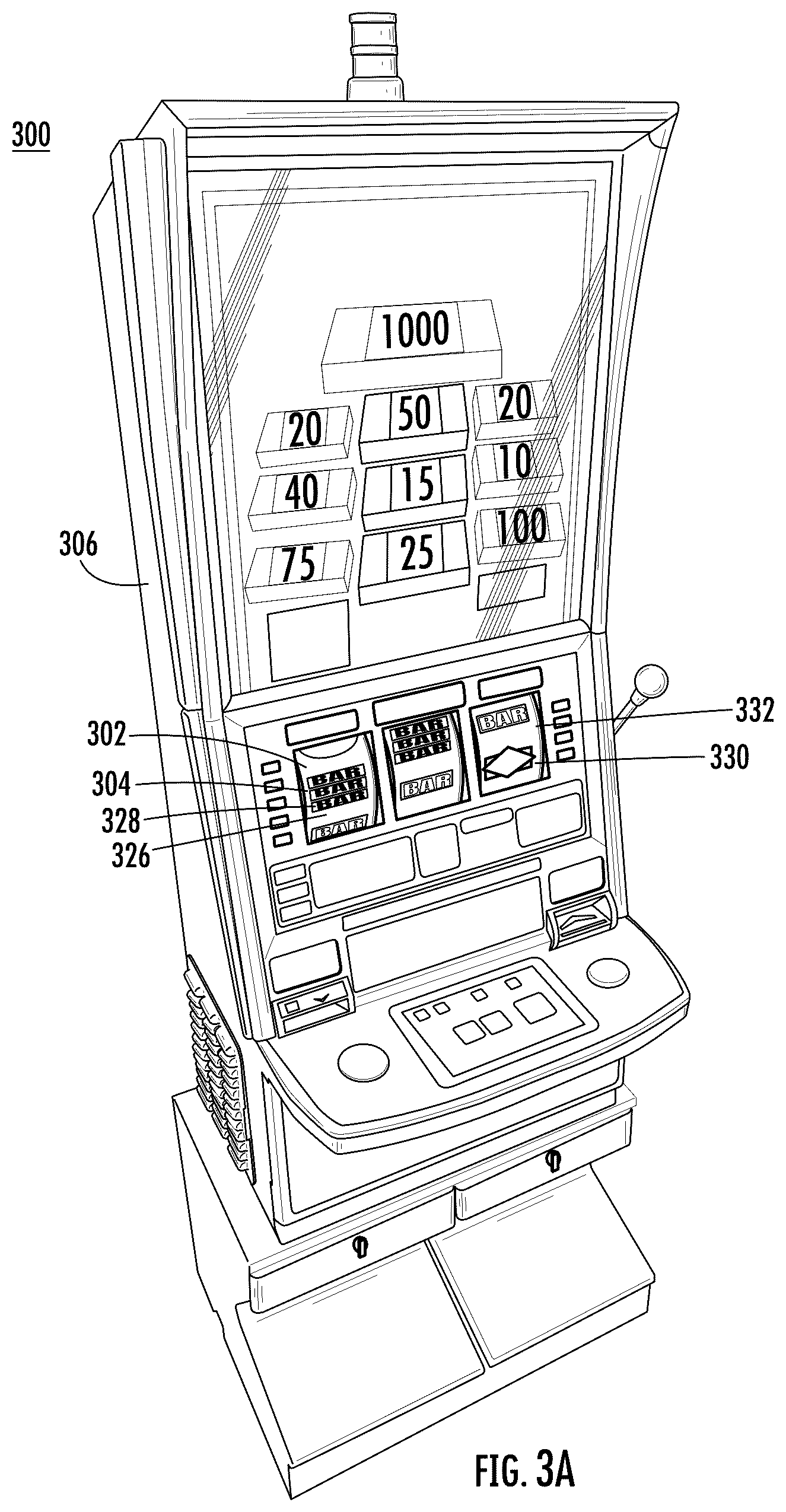 Patent US12100259 Figure 6 – Translucent reel strip with opacity gradient