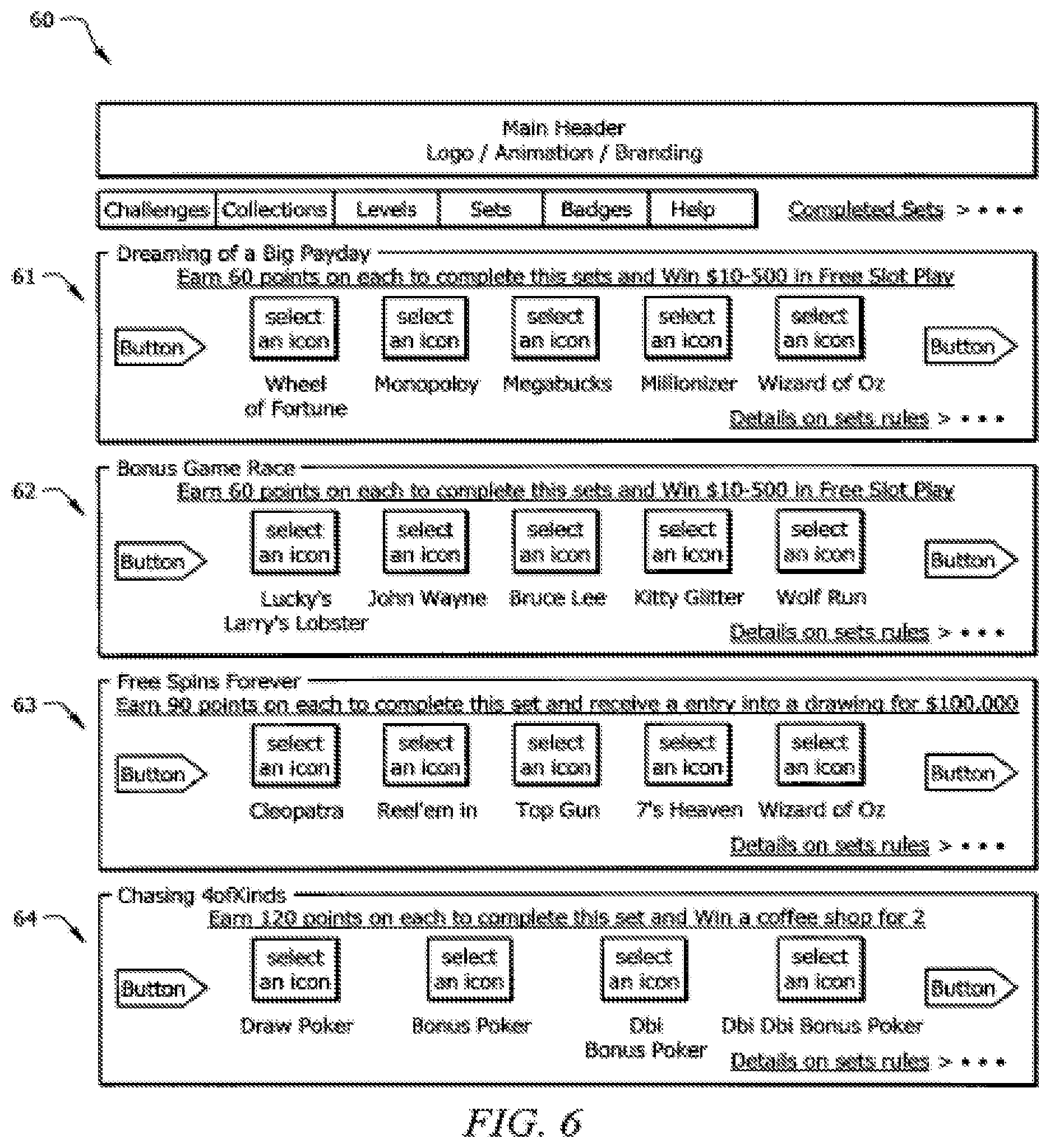 Patent US12100264 Figure 5 – Gaming tracking and recommendation system