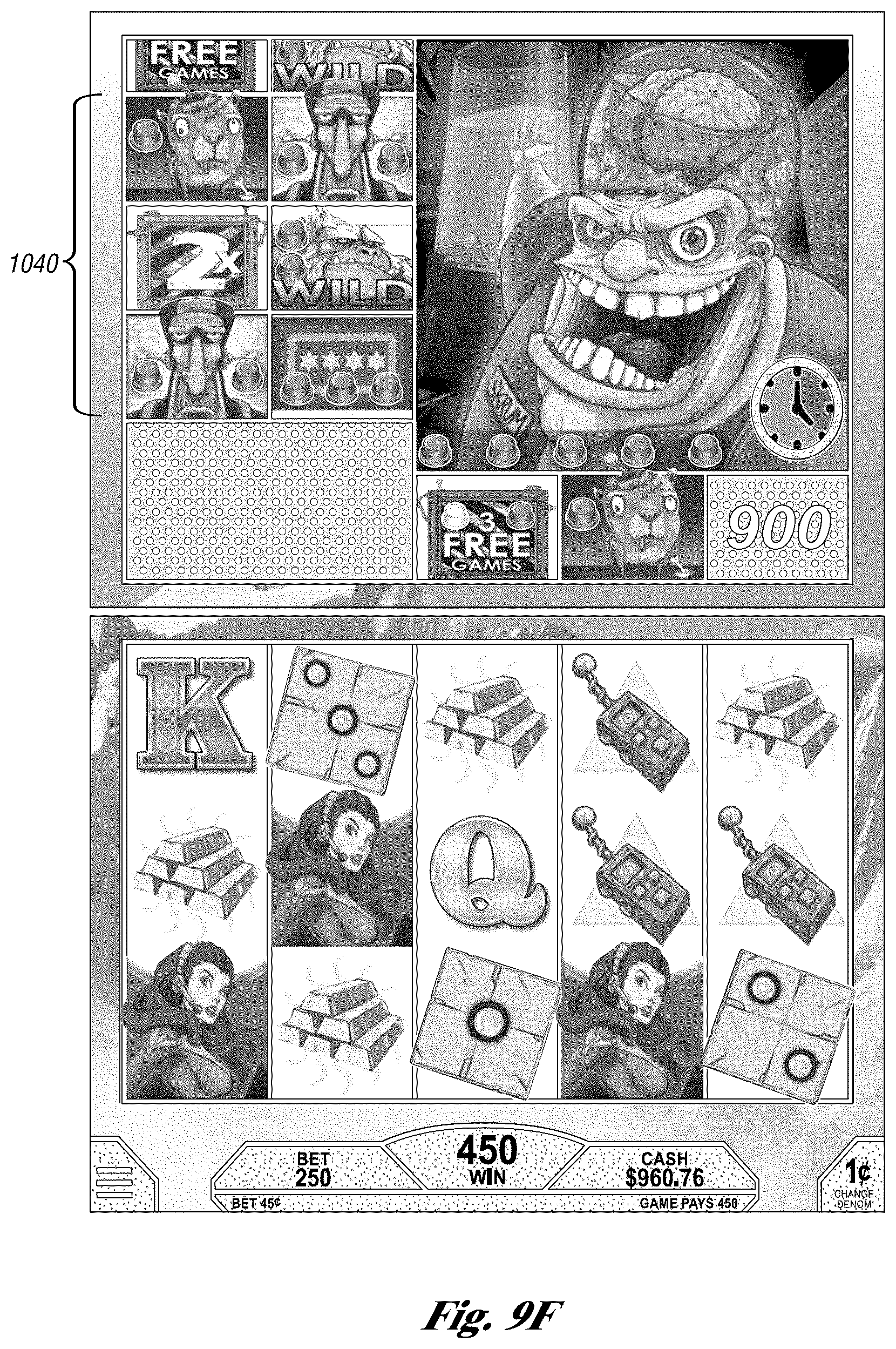 Patent US12100268 Figure 14 – Systems and methods for using volatility stabilizing sub-event triggers for a primary game and/or secondary game of chance including randomized independent expanding reels with dynamically changing graphical elements