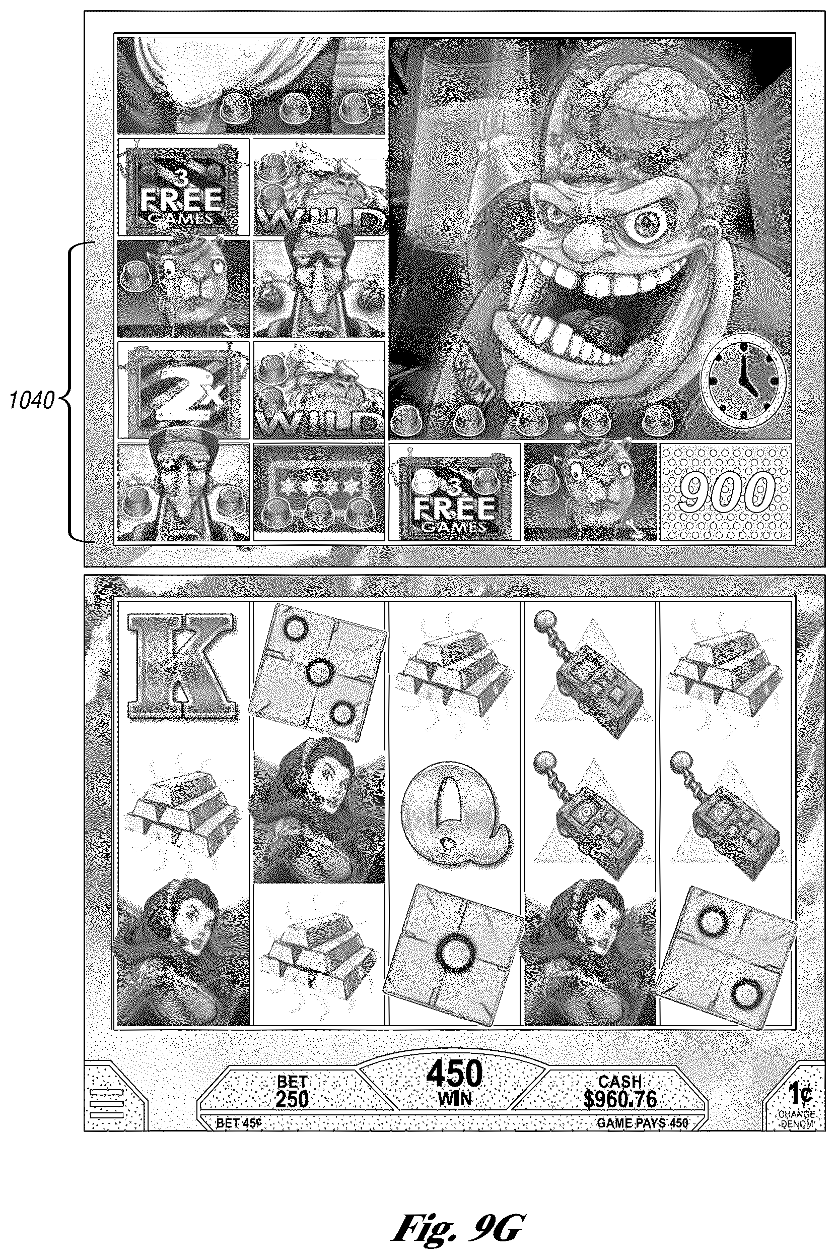 Patent US12100268 Figure 15 – Systems and methods for using volatility stabilizing sub-event triggers for a primary game and/or secondary game of chance including randomized independent expanding reels with dynamically changing graphical elements