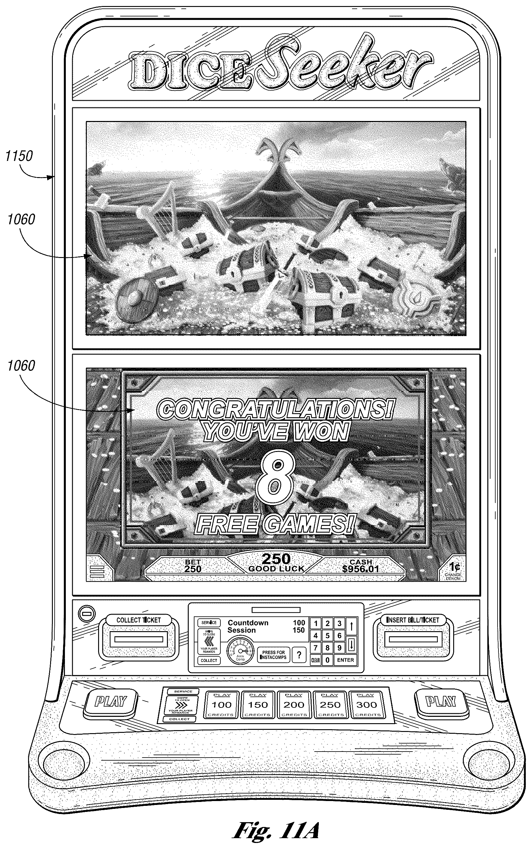Patent US12100268 Figure 20 – Systems and methods for using volatility stabilizing sub-event triggers for a primary game and/or secondary game of chance including randomized independent expanding reels with dynamically changing graphical elements