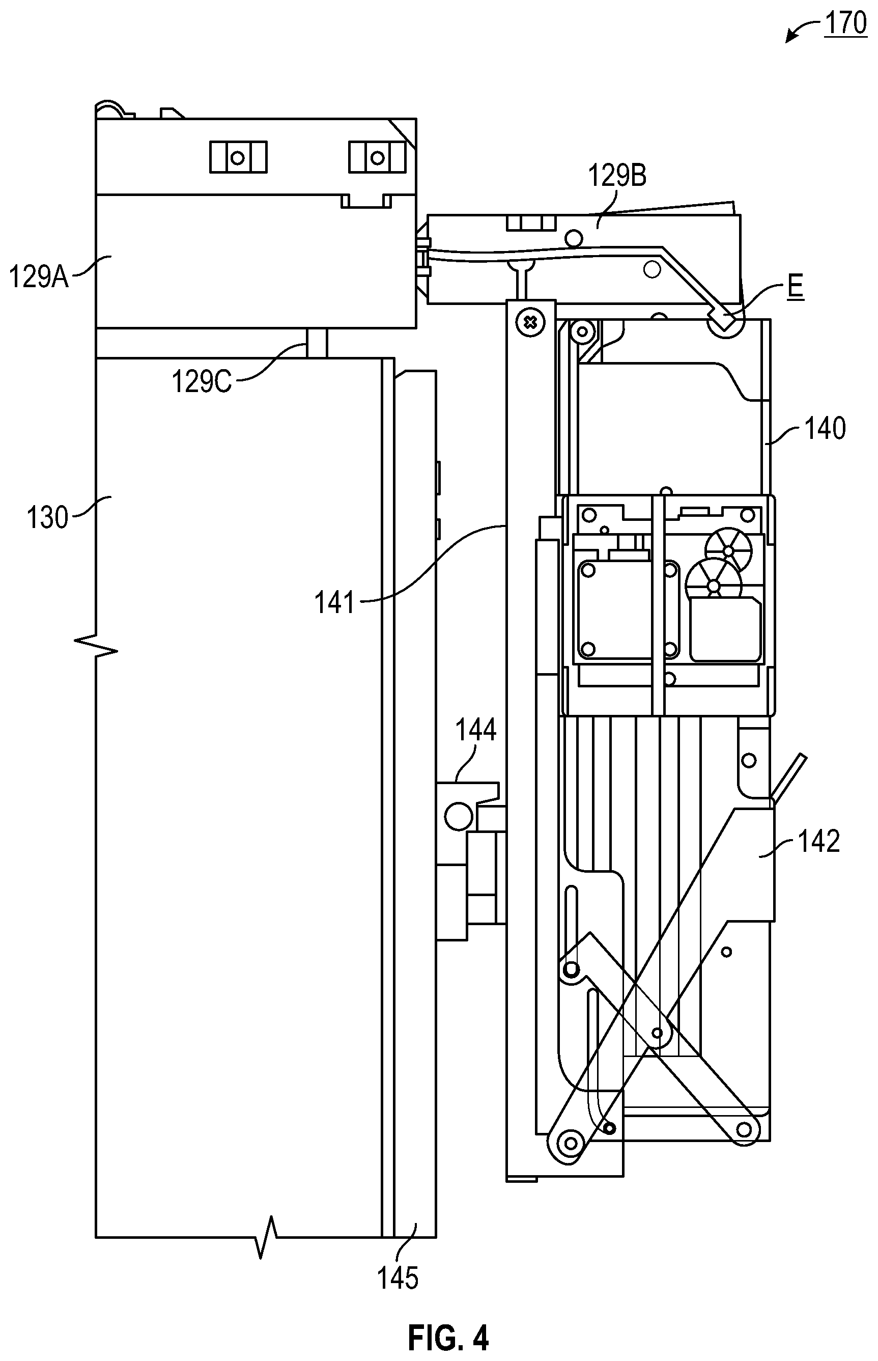 Patent US12100270 Figure 4 – Apparatus, system, and method for bulk currency note deposits
