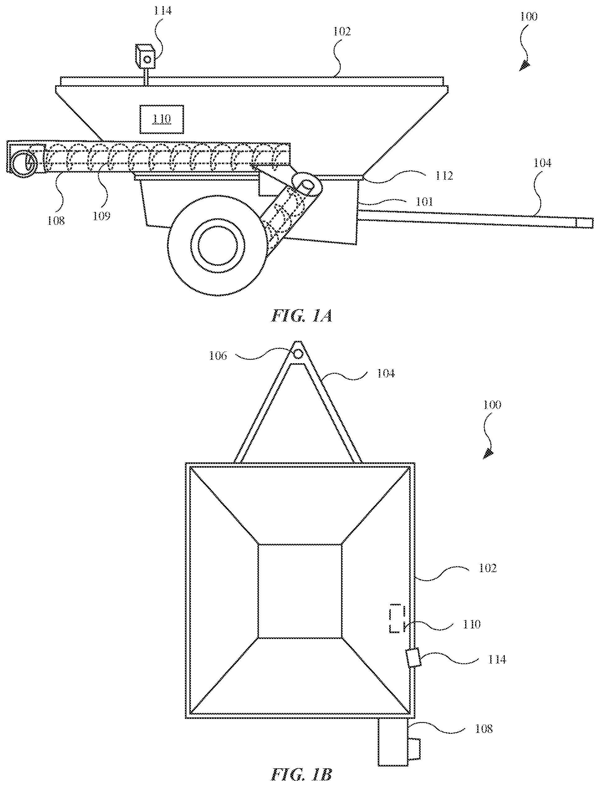 Patent US12100272 Figure 1 – Systems and methods for reducing grain theft in harvesting operations