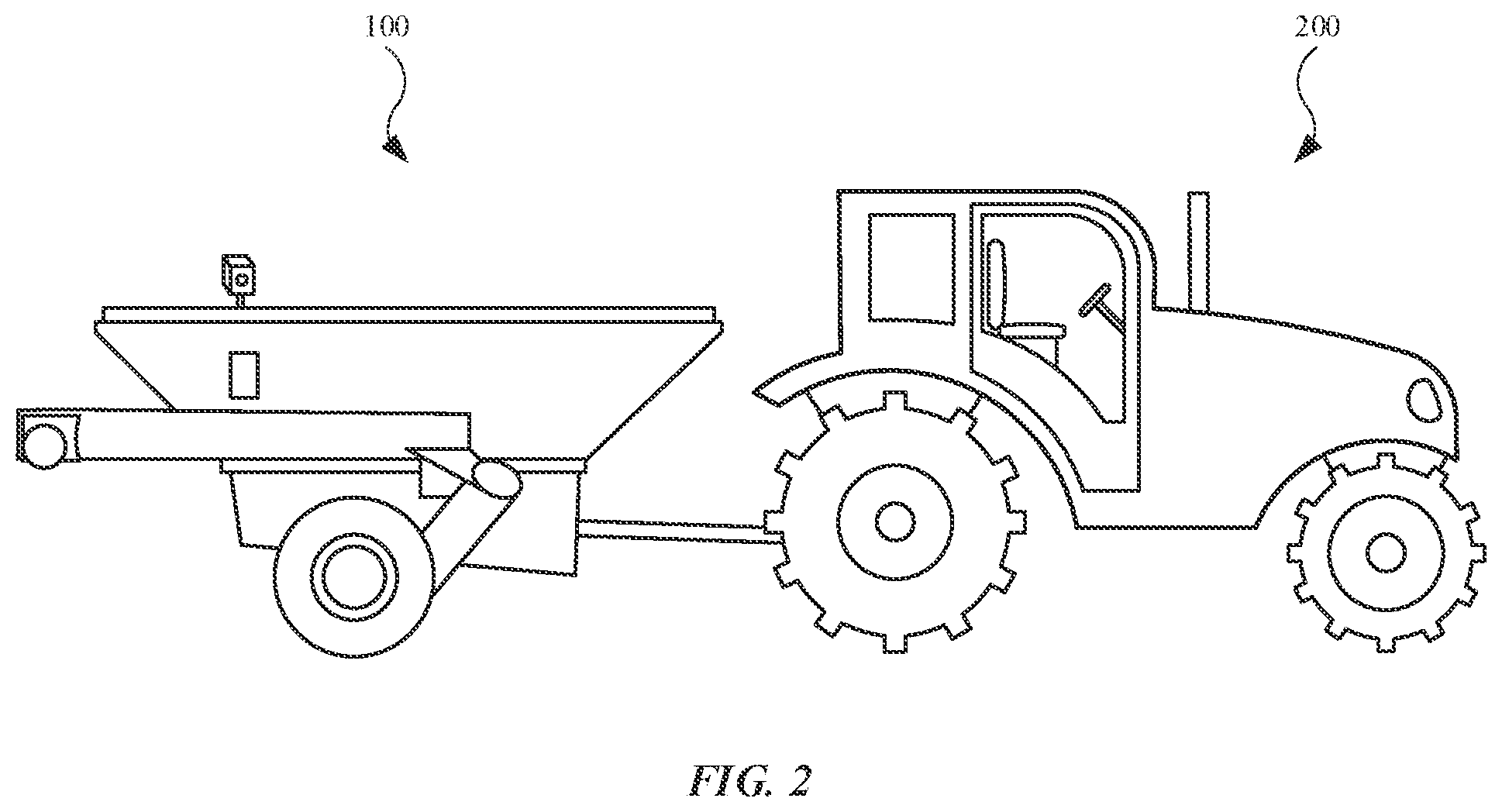 Patent US12100272 Figure 2 – Systems and methods for reducing grain theft in harvesting operations