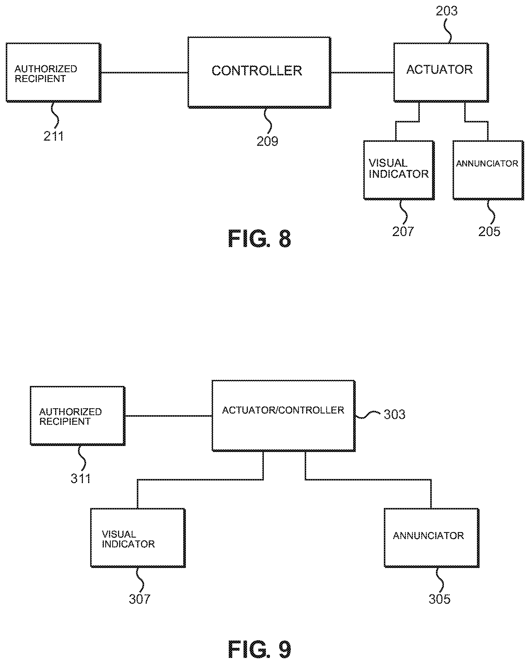Patent US12100279 Figure 9 – Lockdown apparatus for initiation of lockdown procedures at a facility during an emergency