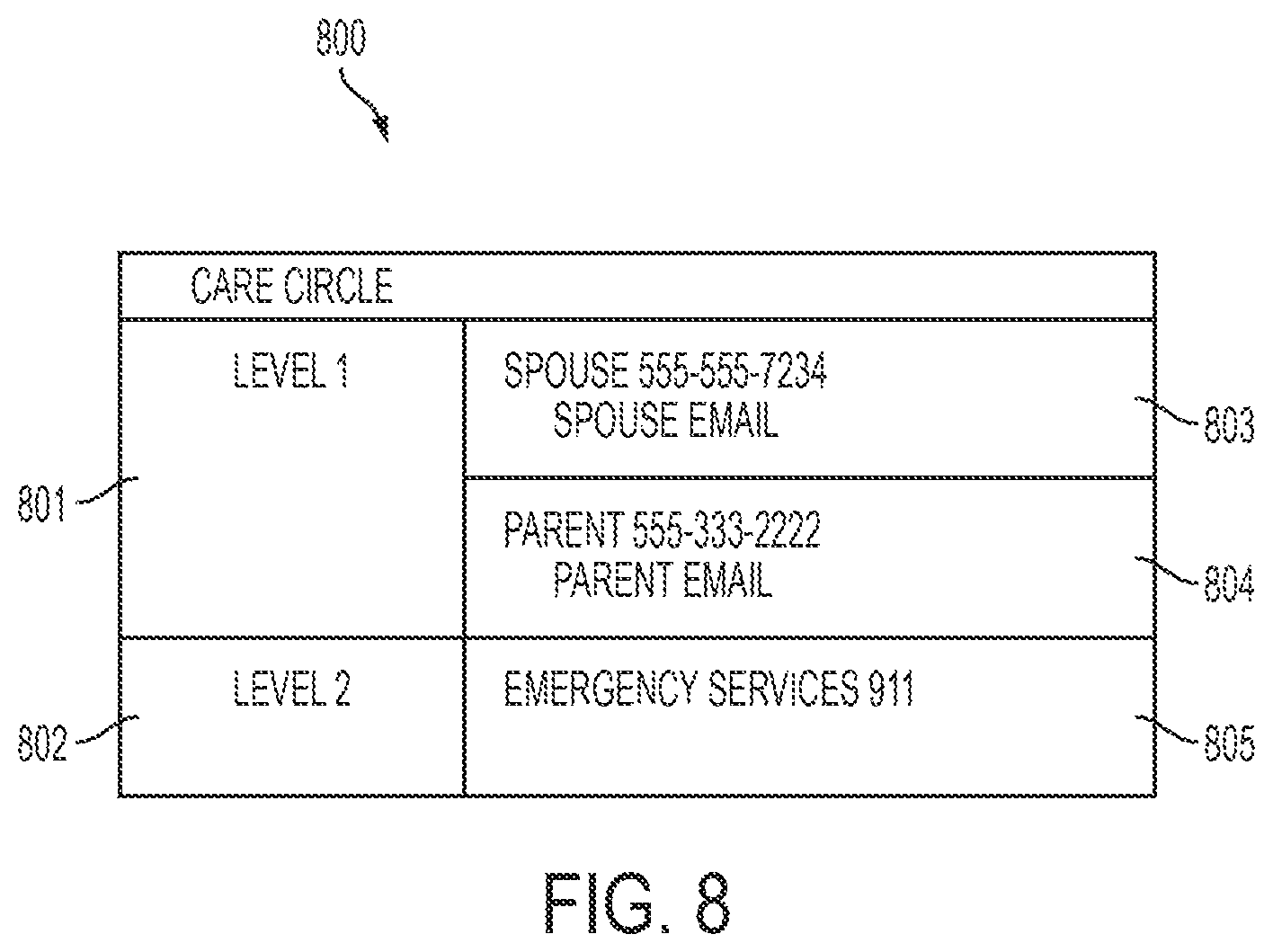 Patent US12100282 Figure 8 – Care event detection and alerts