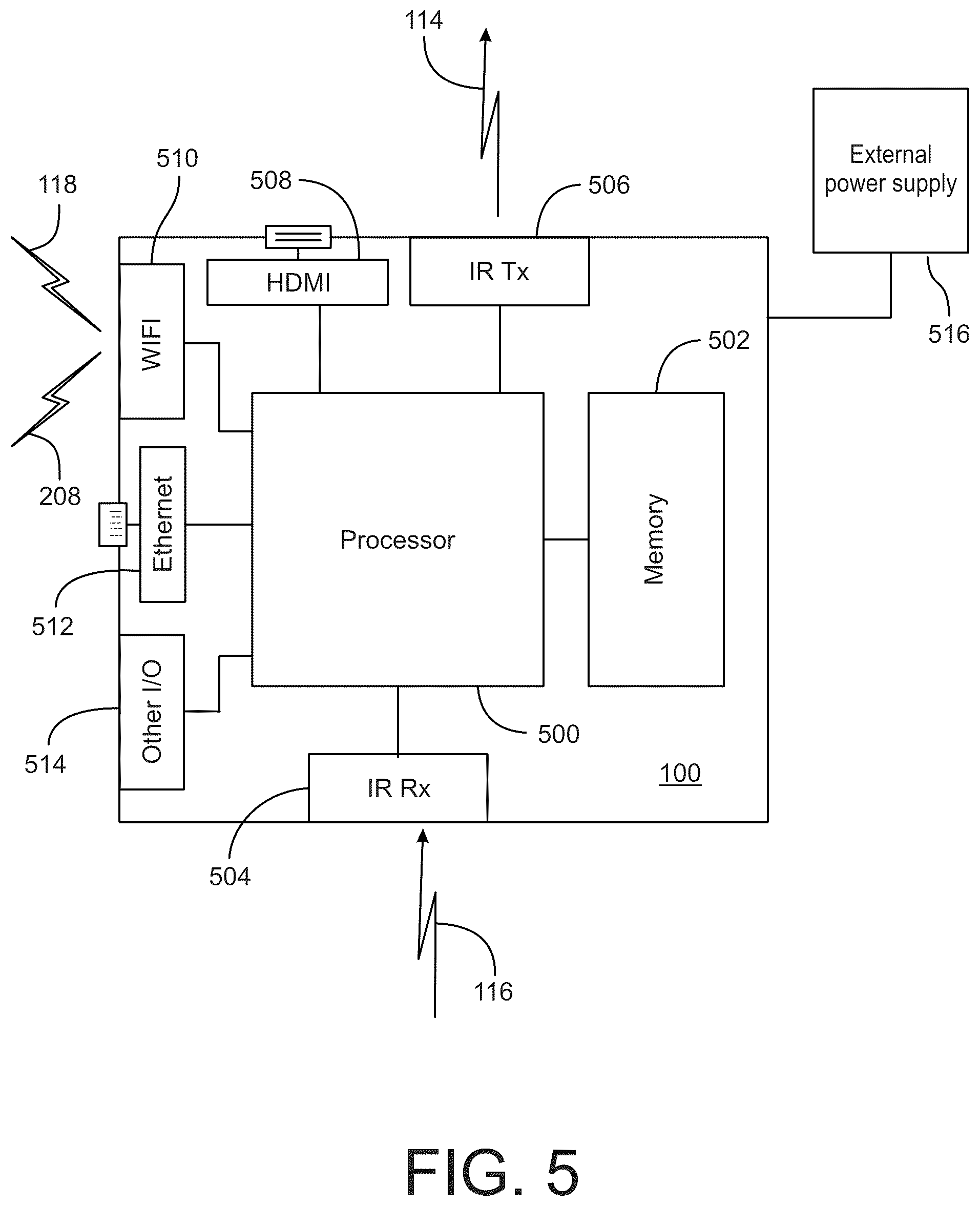 Patent US12100284 Figure 5 – System and method for providing a vacation mode of home device operation
