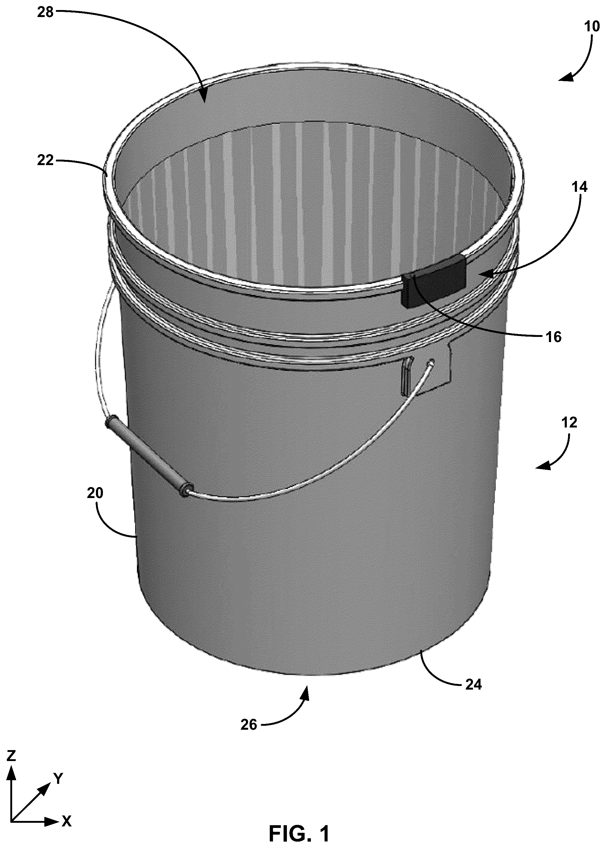 Patent US12100285 Figure 1 – System and technique for detecting cleaning chemical usage to control cleaning efficacy