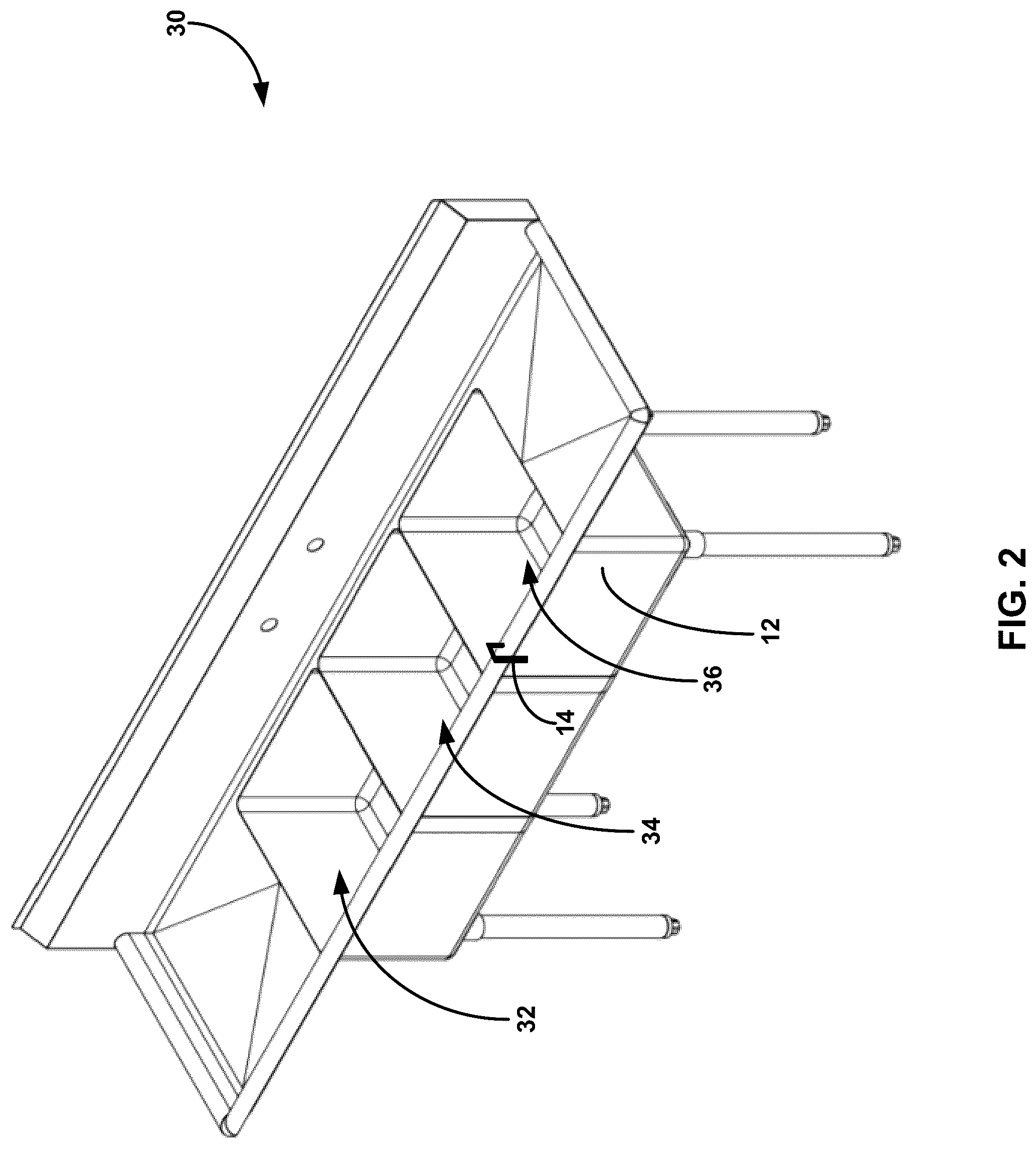 Patent US12100285 Figure 2 – System and technique for detecting cleaning chemical usage to control cleaning efficacy