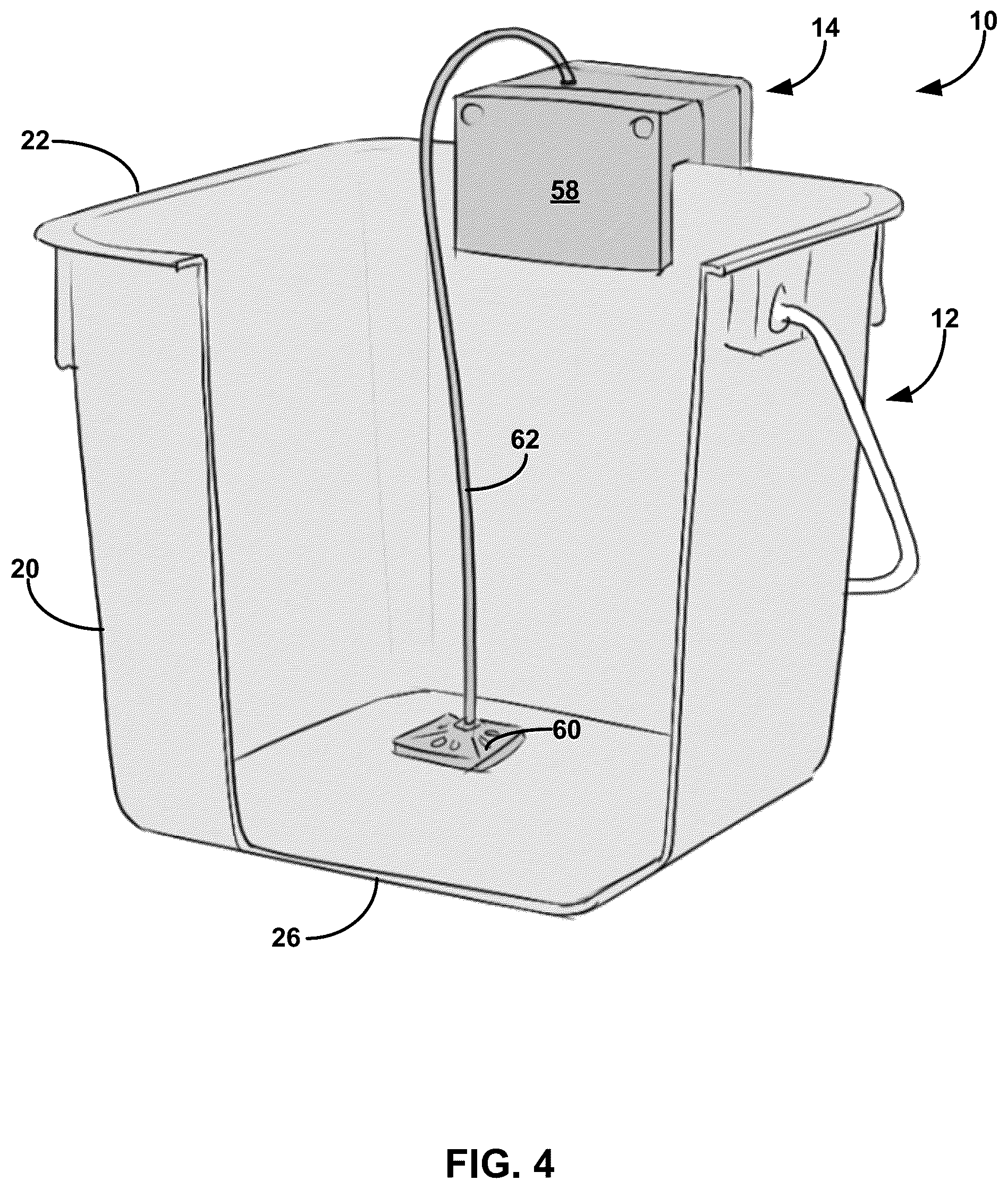 Patent US12100285 Figure 4 – System and technique for detecting cleaning chemical usage to control cleaning efficacy