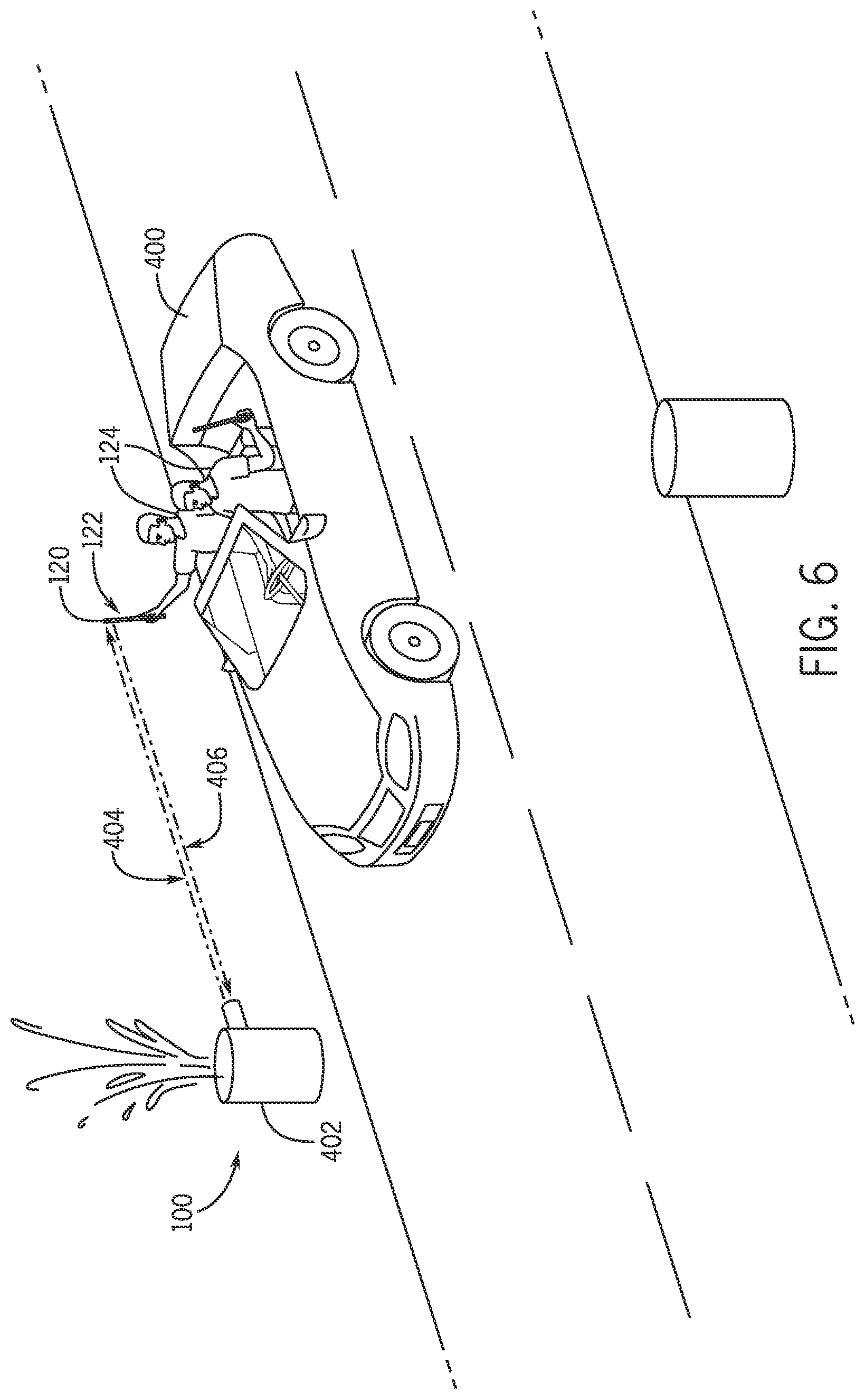 Patent US12100292 Figure 5 – System and method for tracking a passive wand and actuating an effect based on a detected wand path