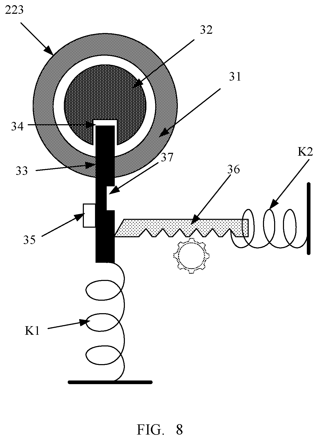 Patent US12100293 Figure 5 – Electronic device and control method