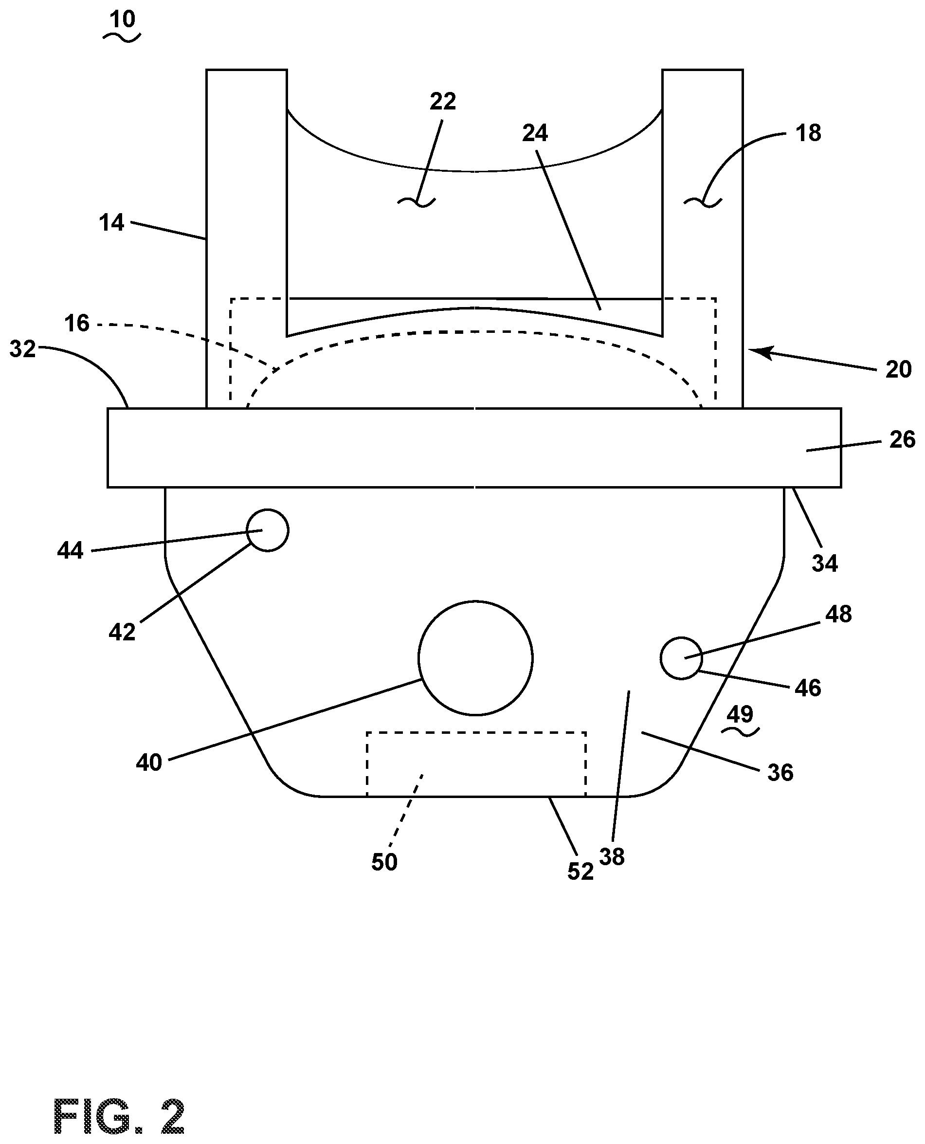 Patent US12100296 Figure 2 – Traffic signal assembly with heating element
