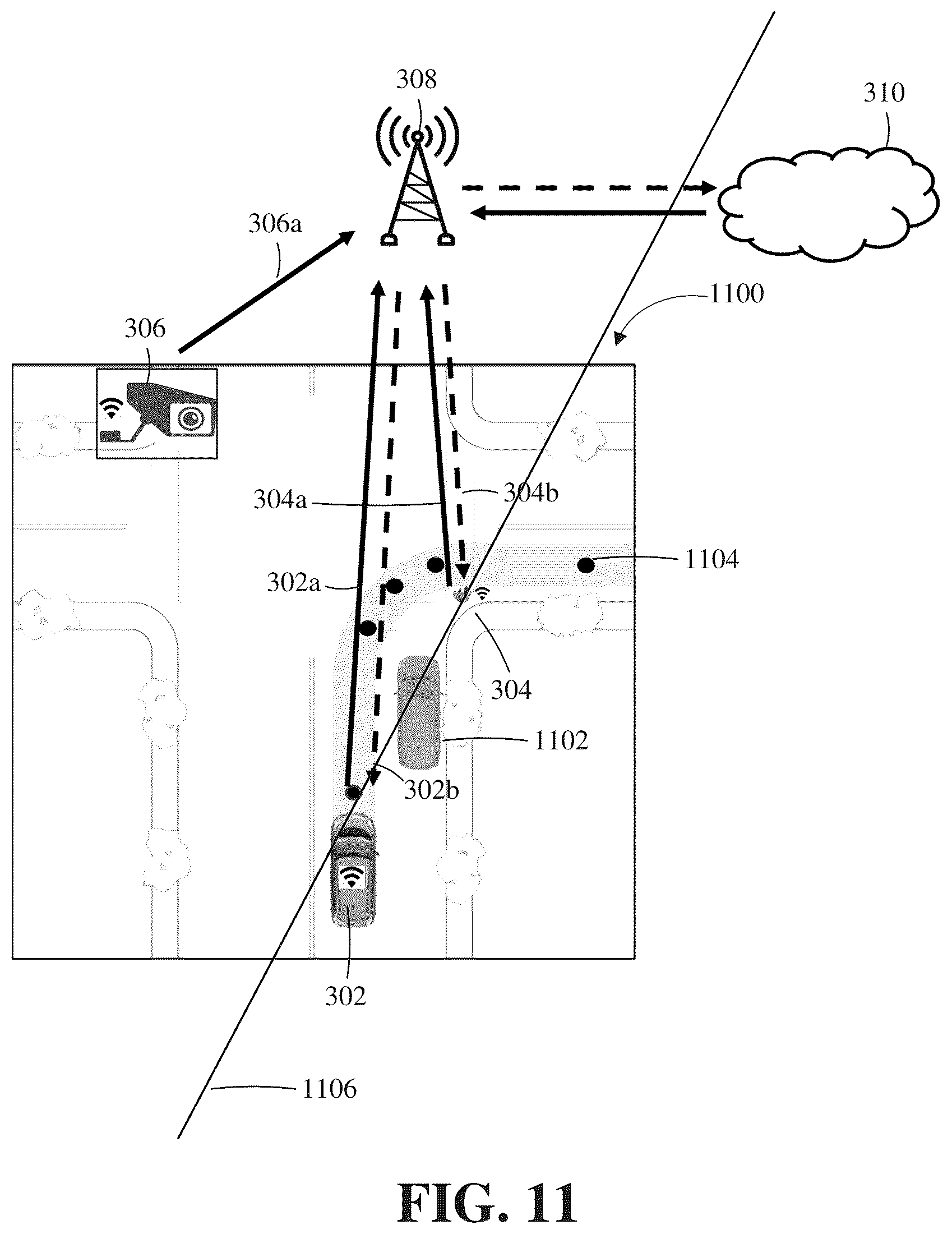 Patent US12100300 Figure 10 – System and method for intersection collision avoidance