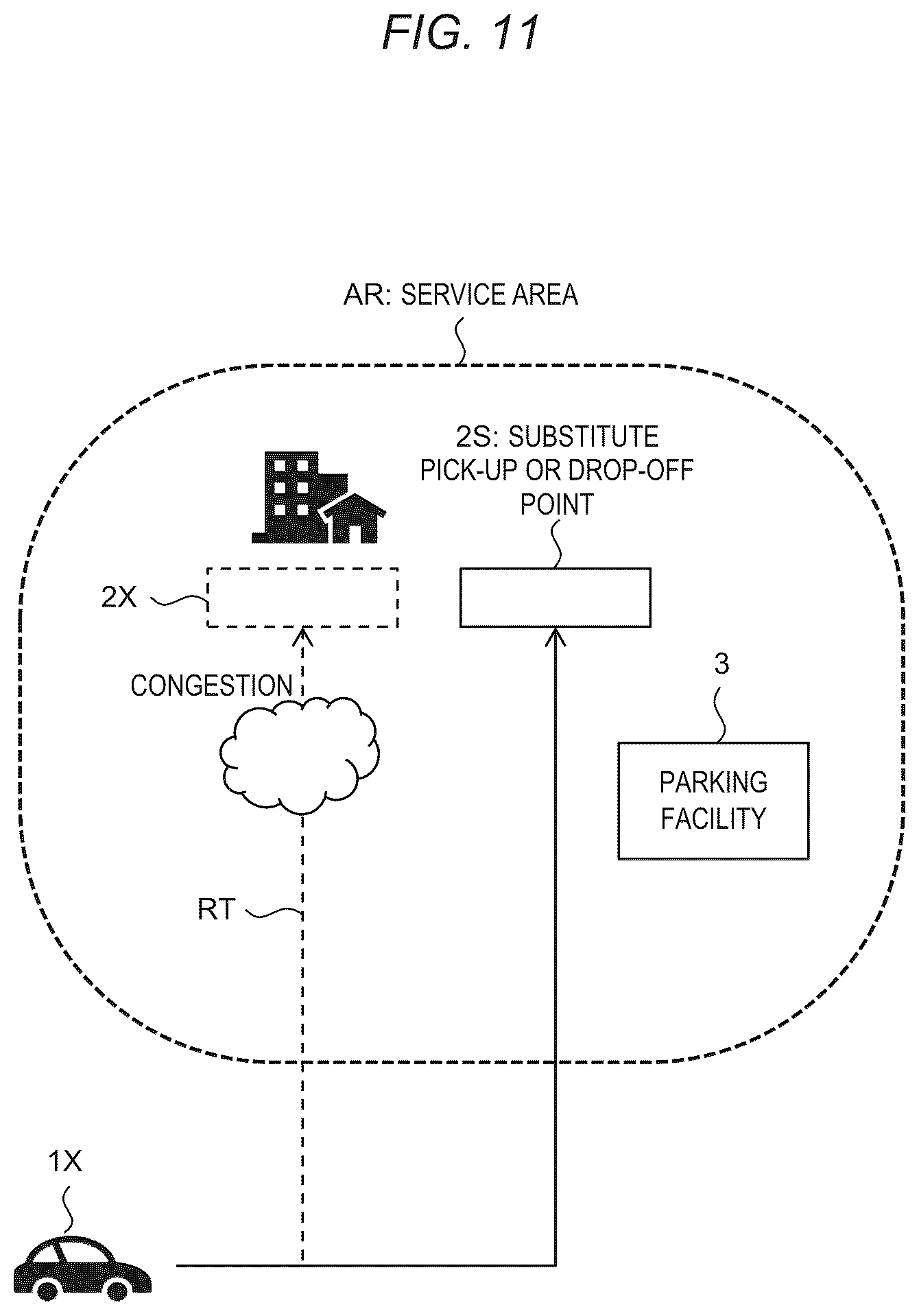 Patent US12100302 Figure 11 – Automated valet parking management system and automated valet parking management method