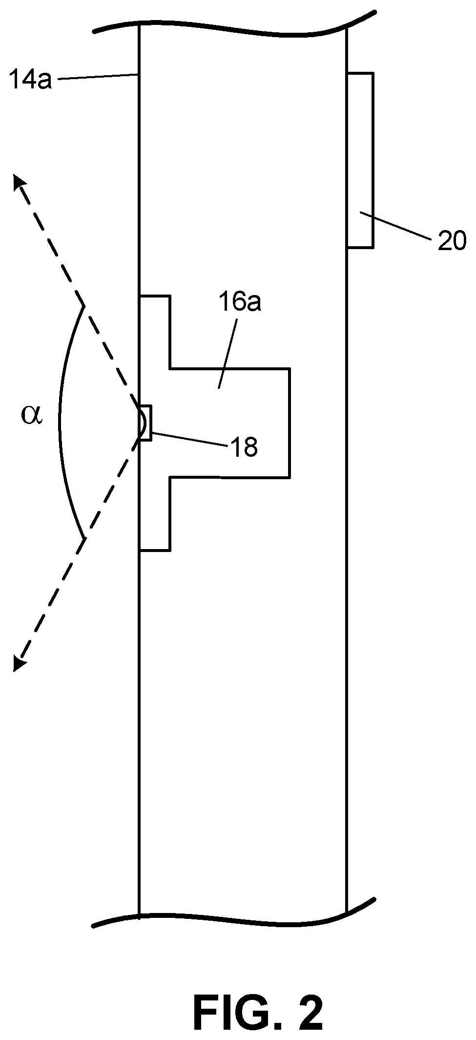 Patent US12100307 Figure 2 – Aircraft door camera system for wing monitoring
