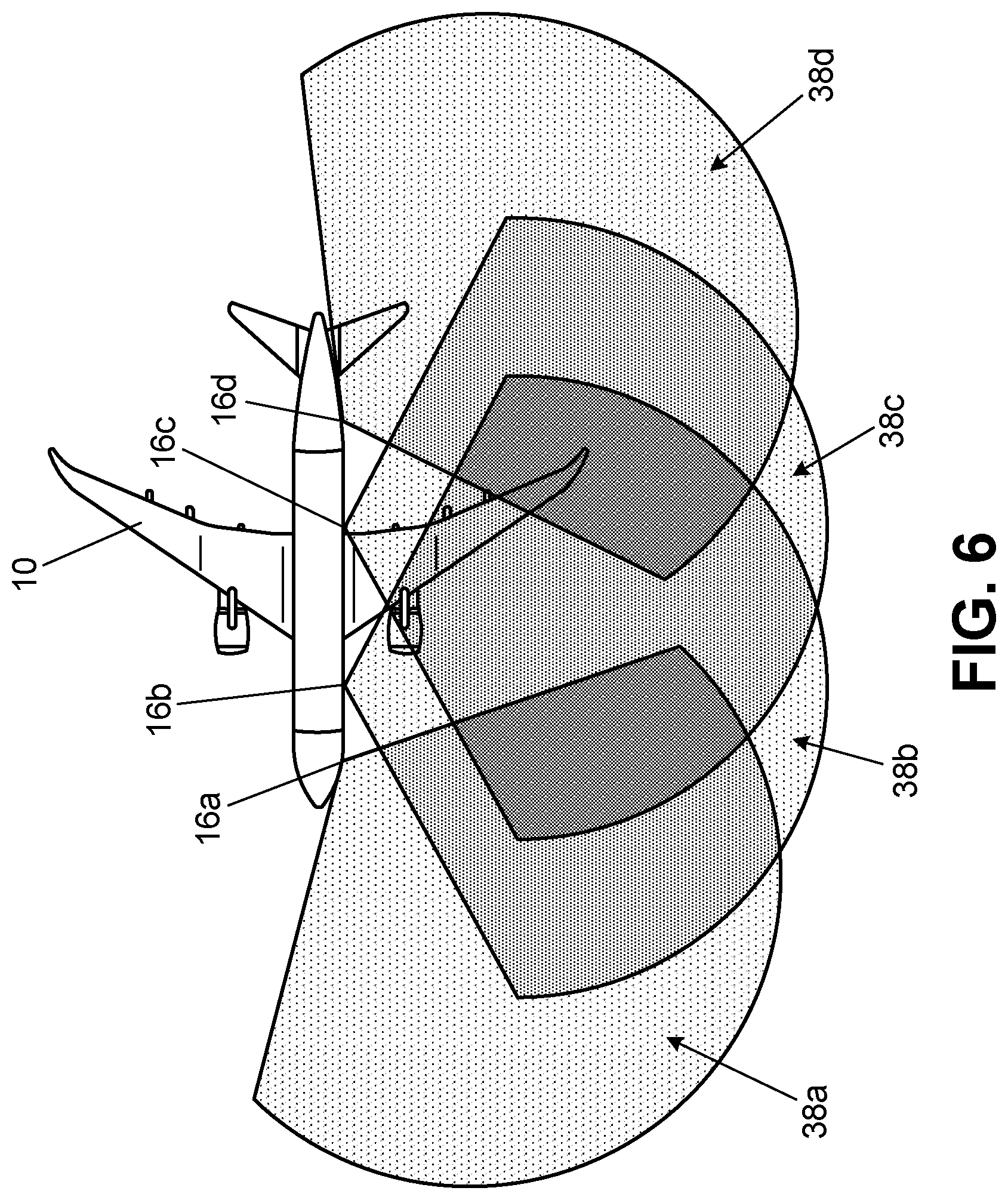 Patent US12100307 Figure 7 – Aircraft door camera system for wing monitoring