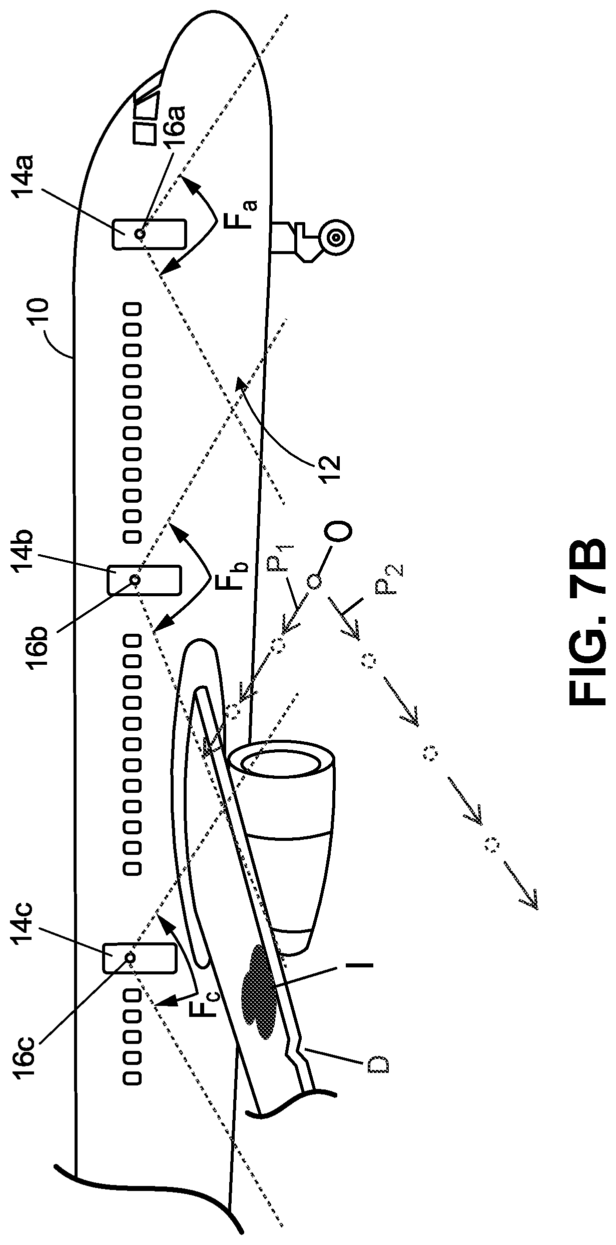 Patent US12100307 Figure 9 – Aircraft door camera system for wing monitoring