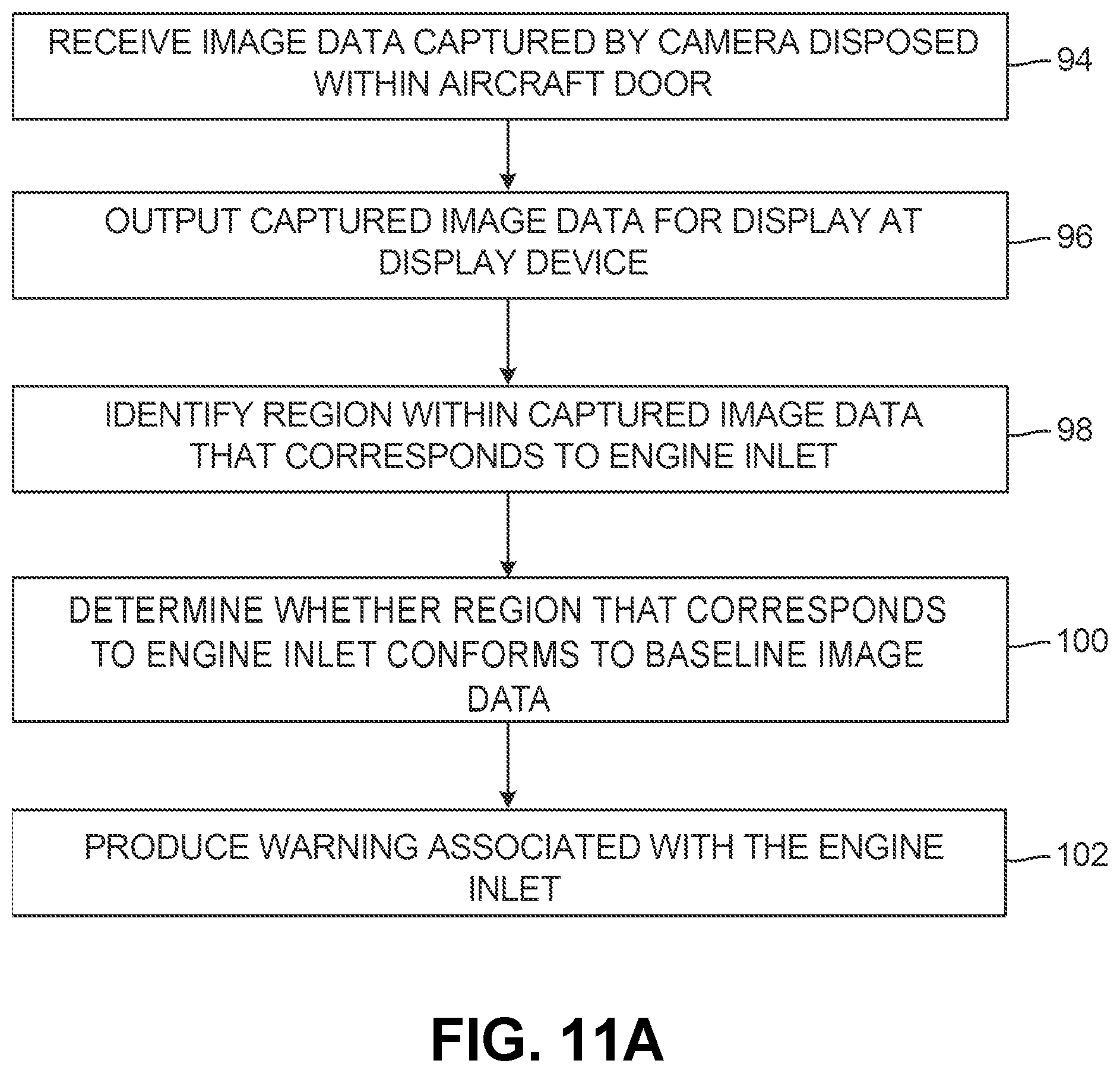 Patent US12100307 Figure 15 – Aircraft door camera system for wing monitoring