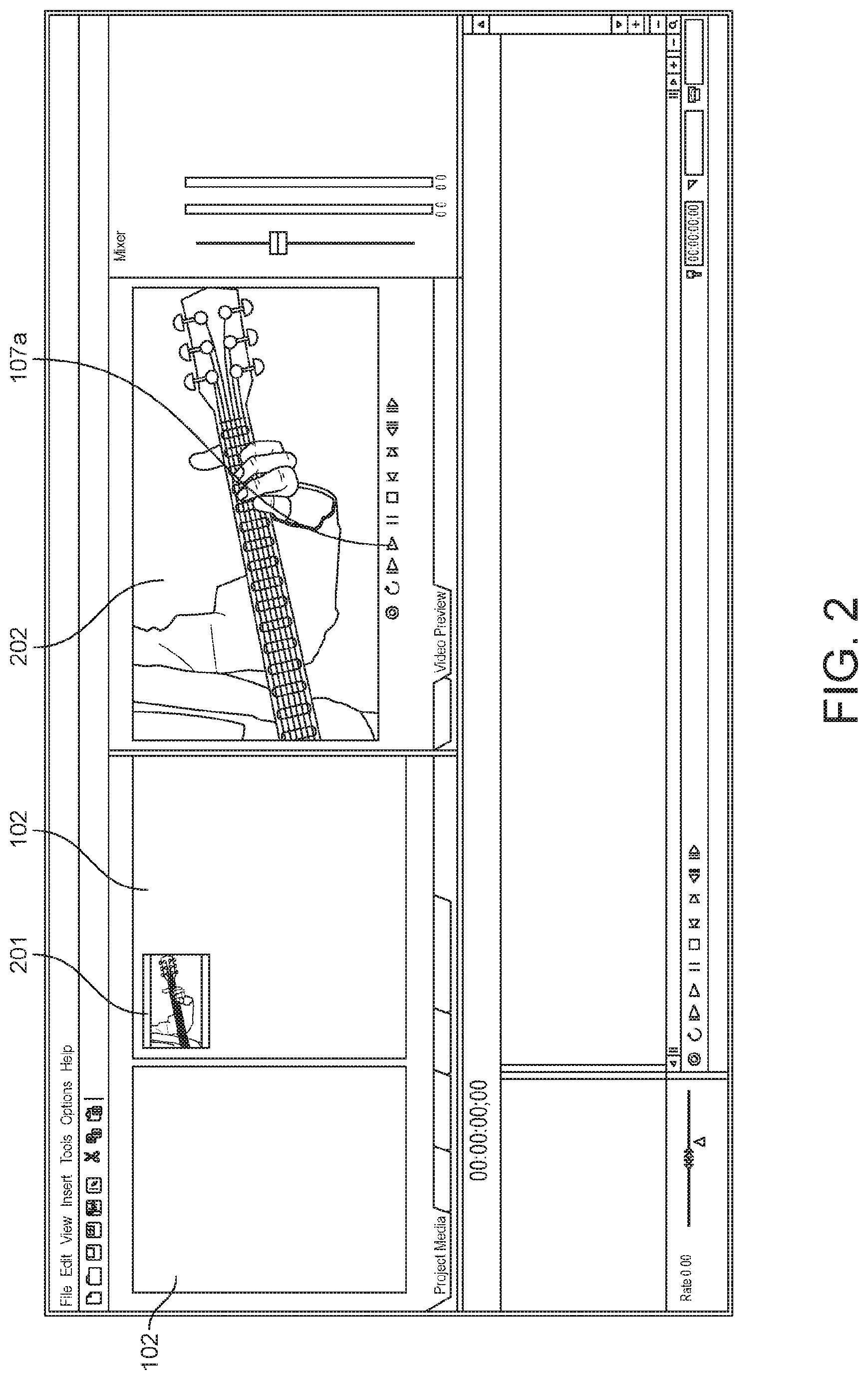 Patent US12100309 Figure 2 – System and method for reusable digital video templates incorporating cumulative sequential iteration technique in music education