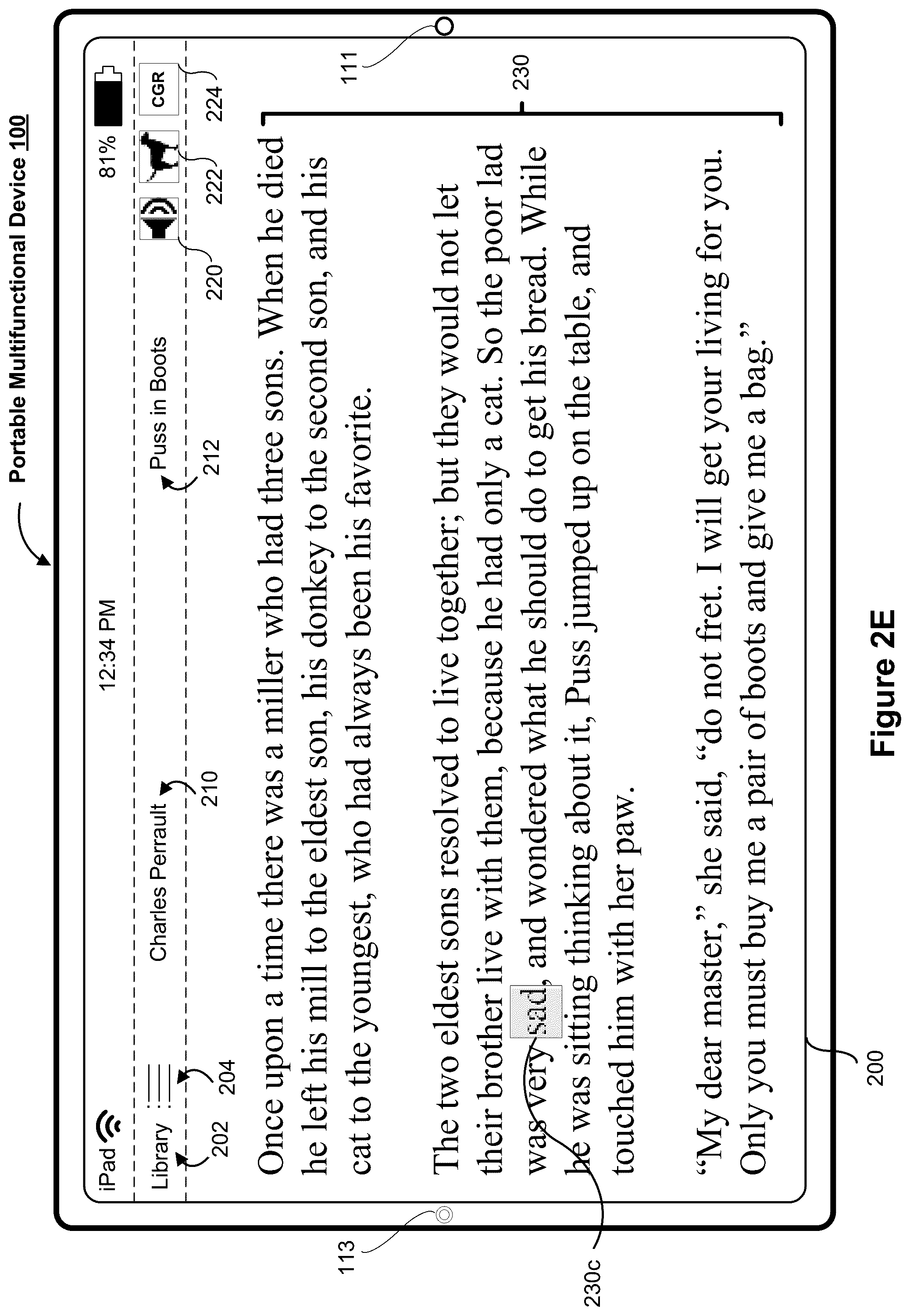 Patent US12100310 Figure 6 – Interactive reading assistant