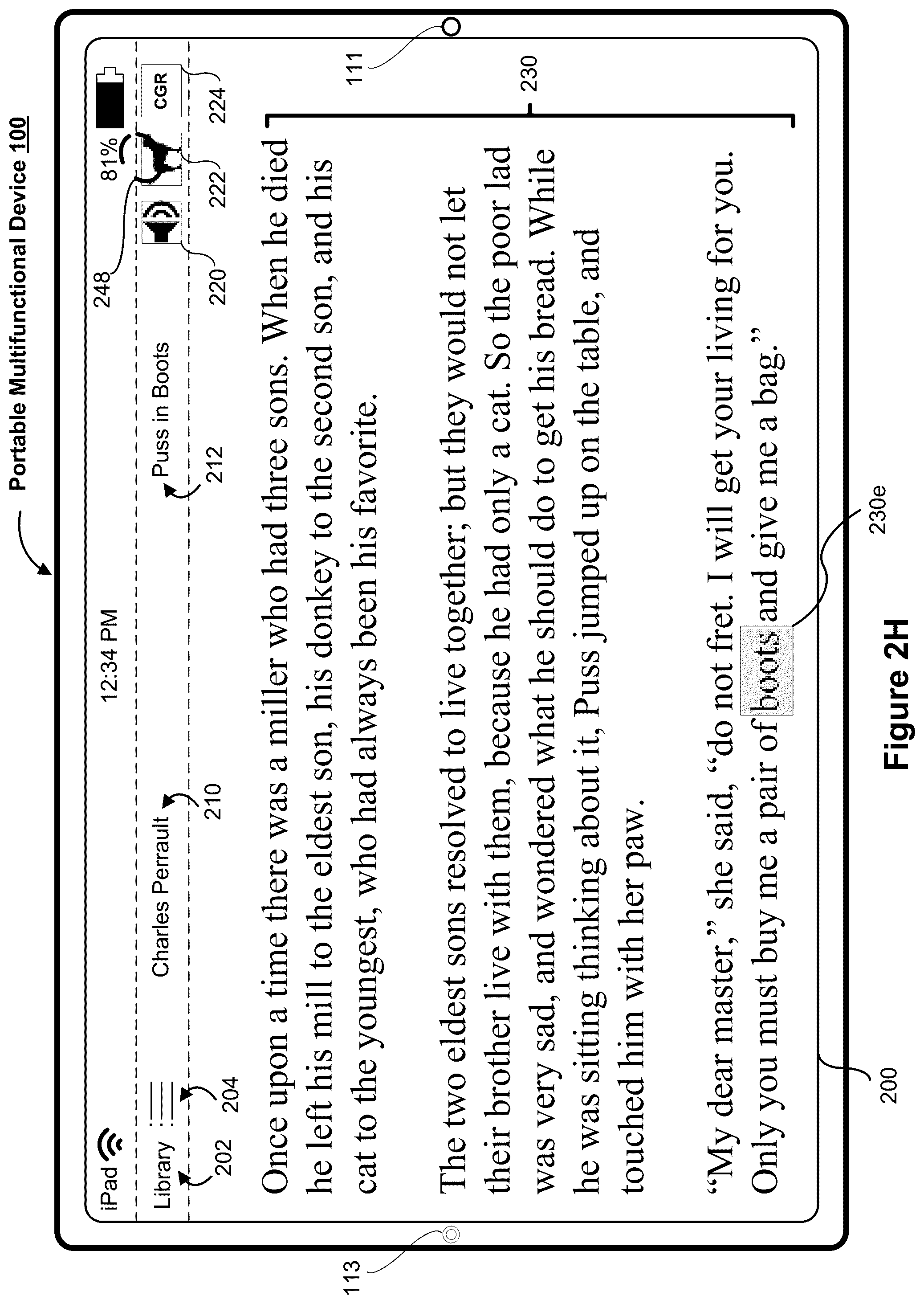 Patent US12100310 Figure 9 – Interactive reading assistant