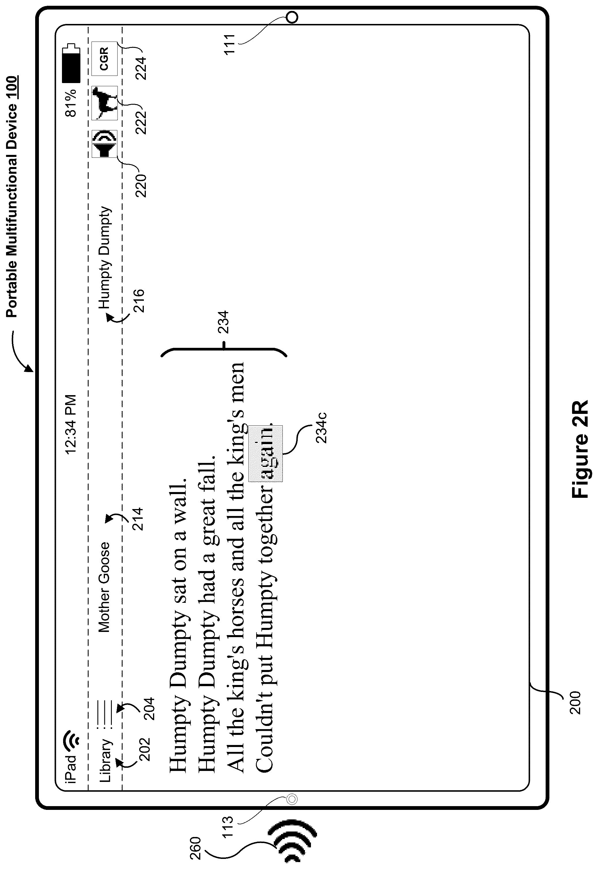 Patent US12100310 Figure 19 – Interactive reading assistant