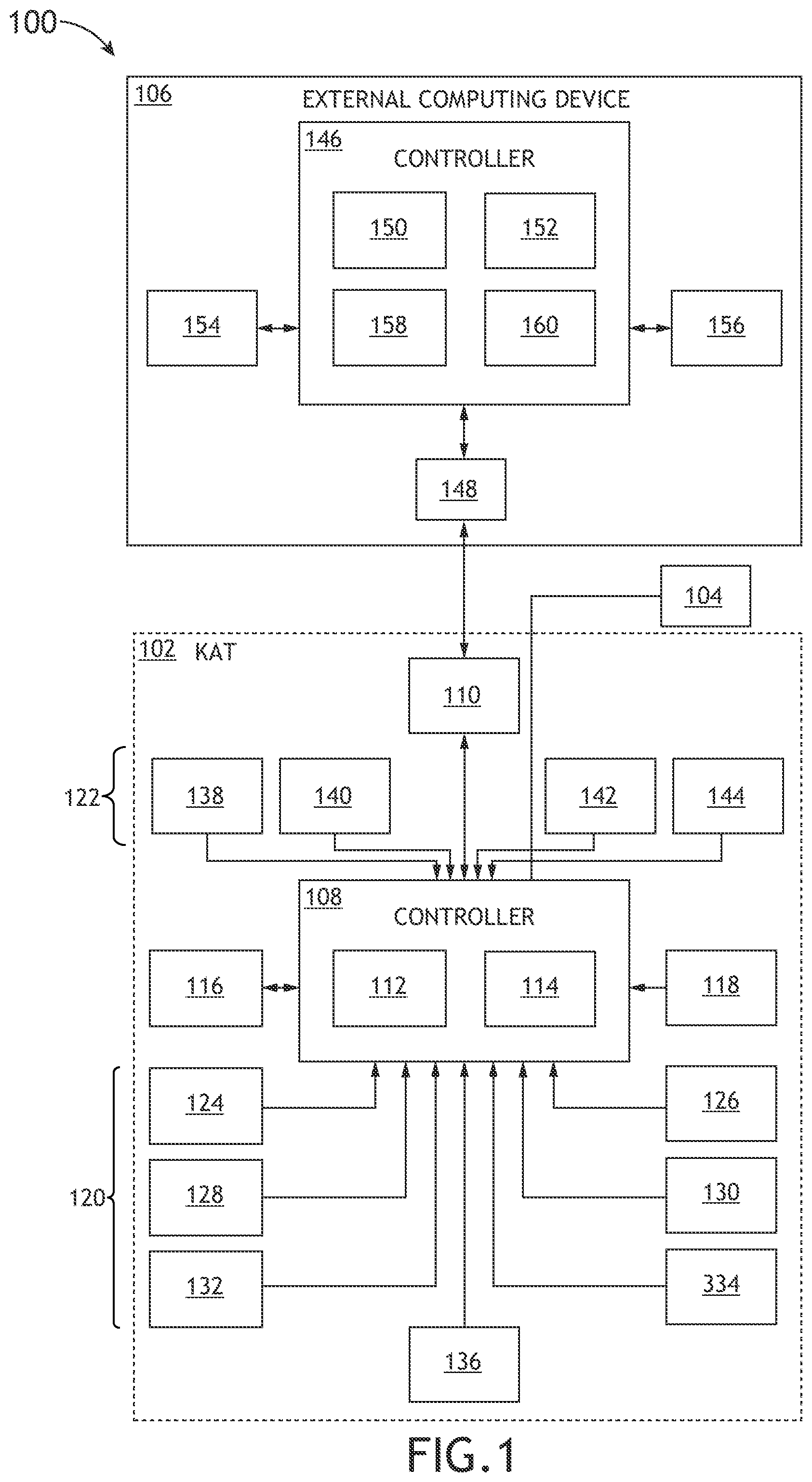 Patent US12100311 Figure 1 – Method and system for providing kinesthetic awareness