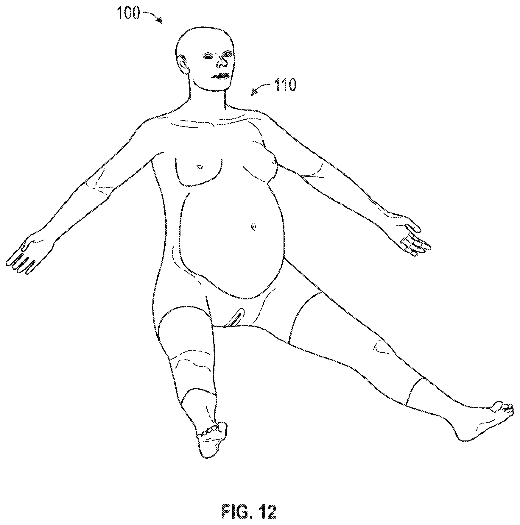 Patent US12100312 Figure 12 – System and method for simulating fetal human spine