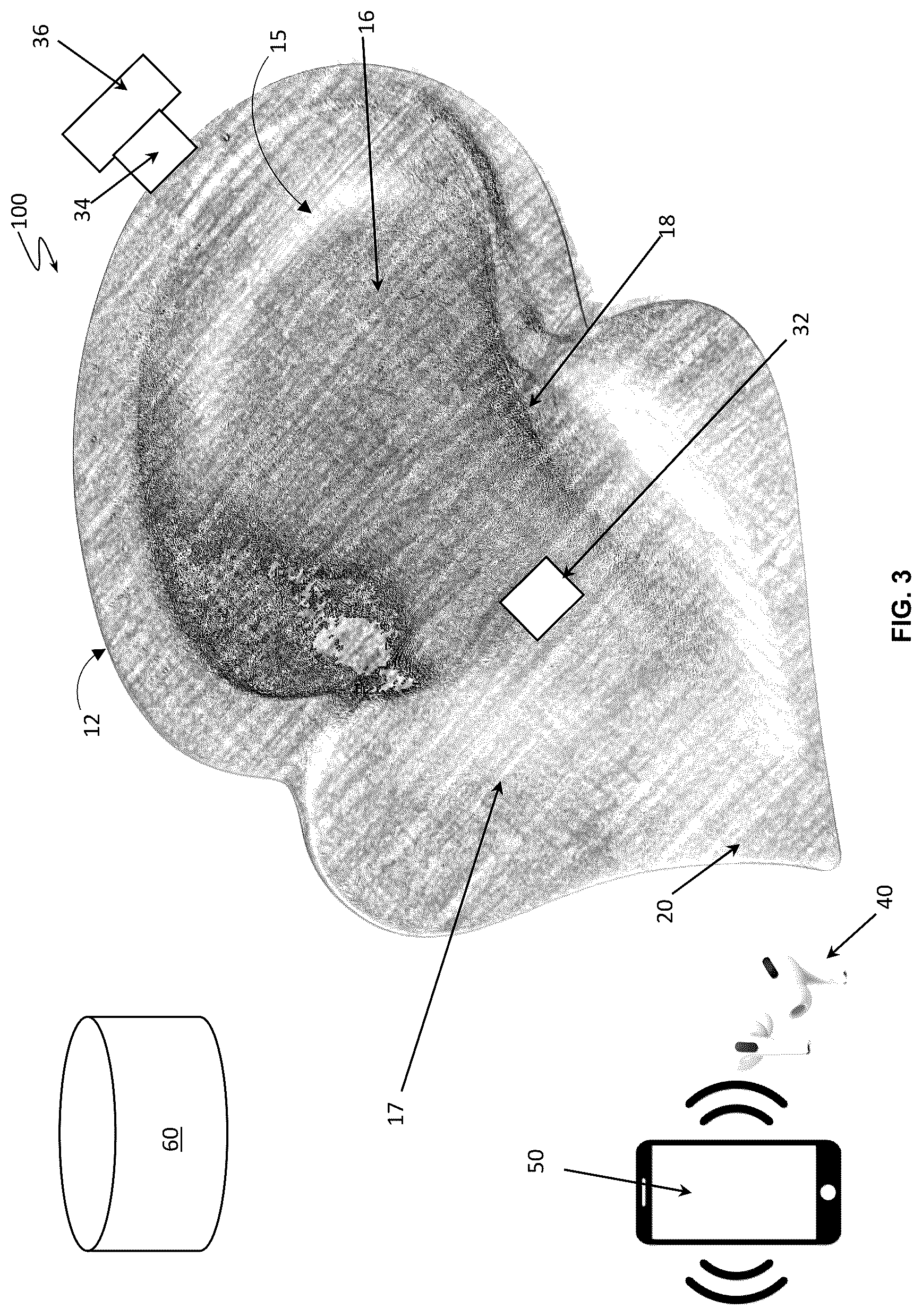 Patent US12100314 Figure 3 – Aiding device for singing on pitch