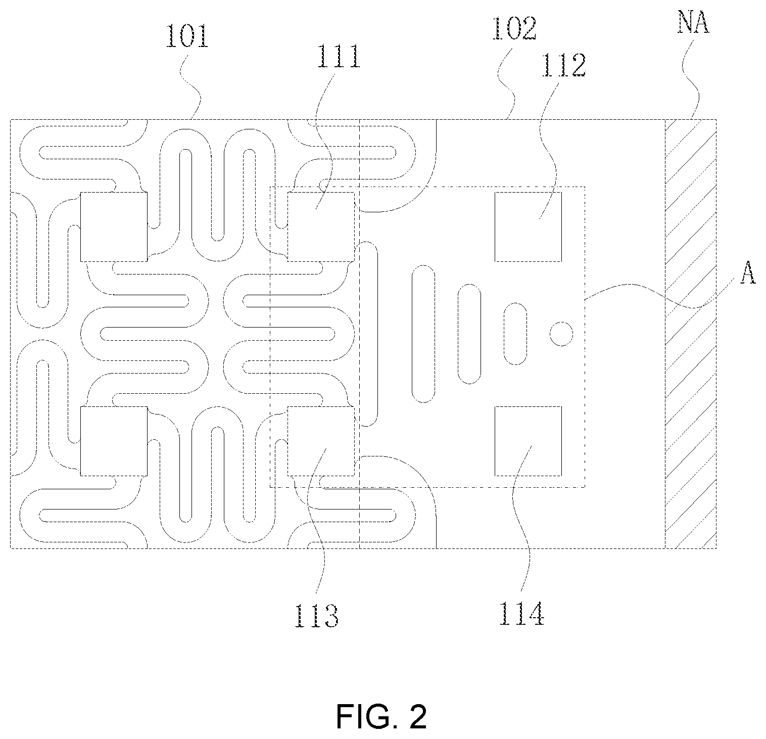 Patent US12100321 Figure 2 – Stretchable display module and stretchable display device