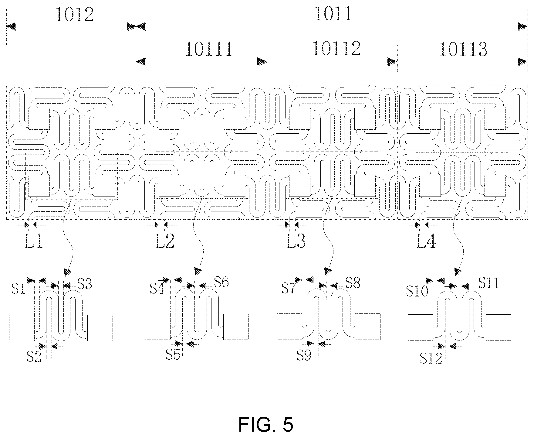 Patent US12100321 Figure 5 – Stretchable display module and stretchable display device