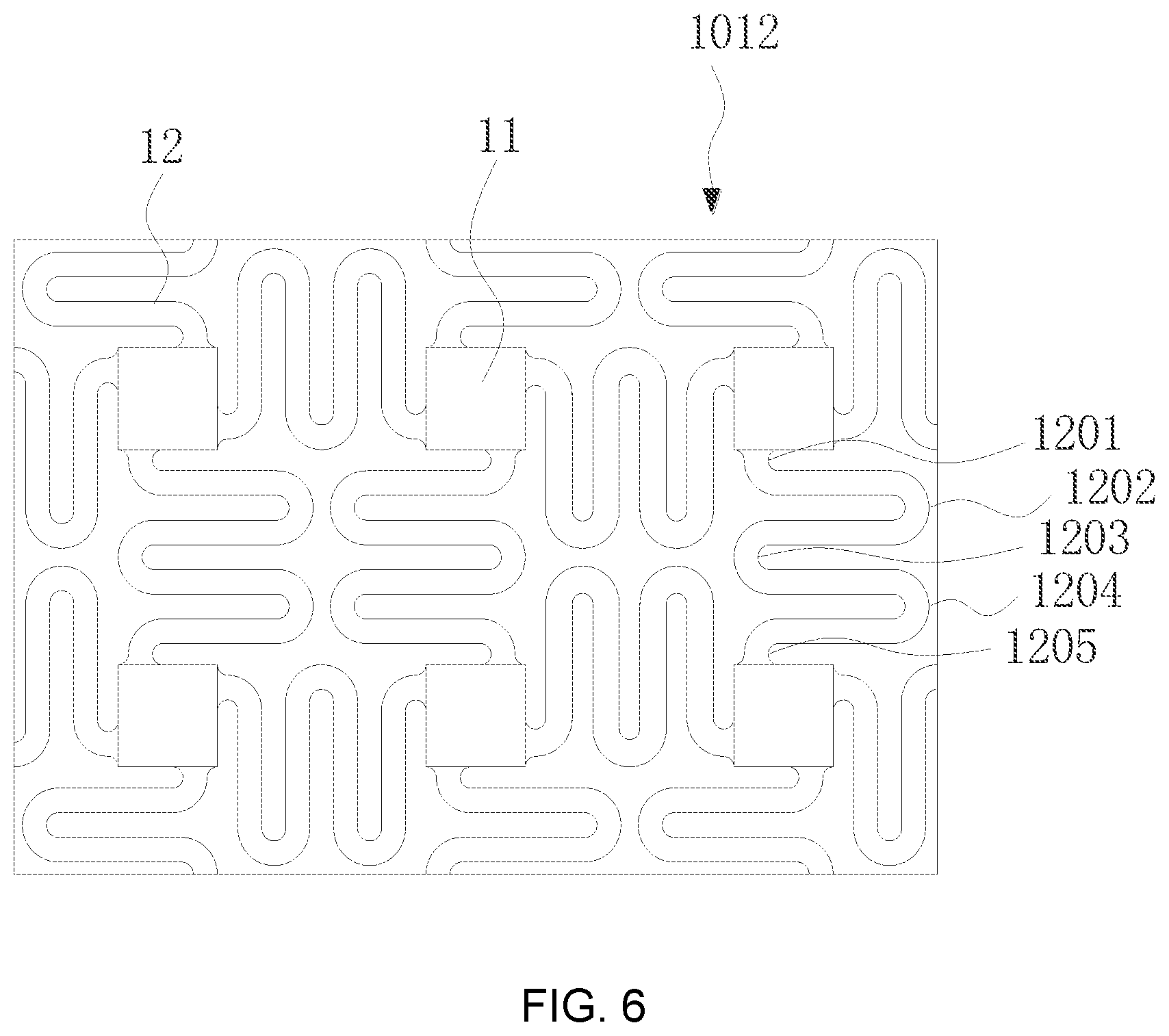 Patent US12100321 Figure 6 – Stretchable display module and stretchable display device