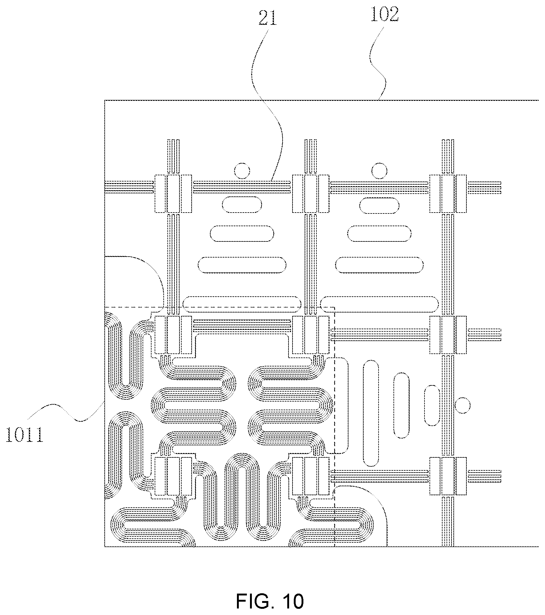 Patent US12100321 Figure 9 – Stretchable display module and stretchable display device