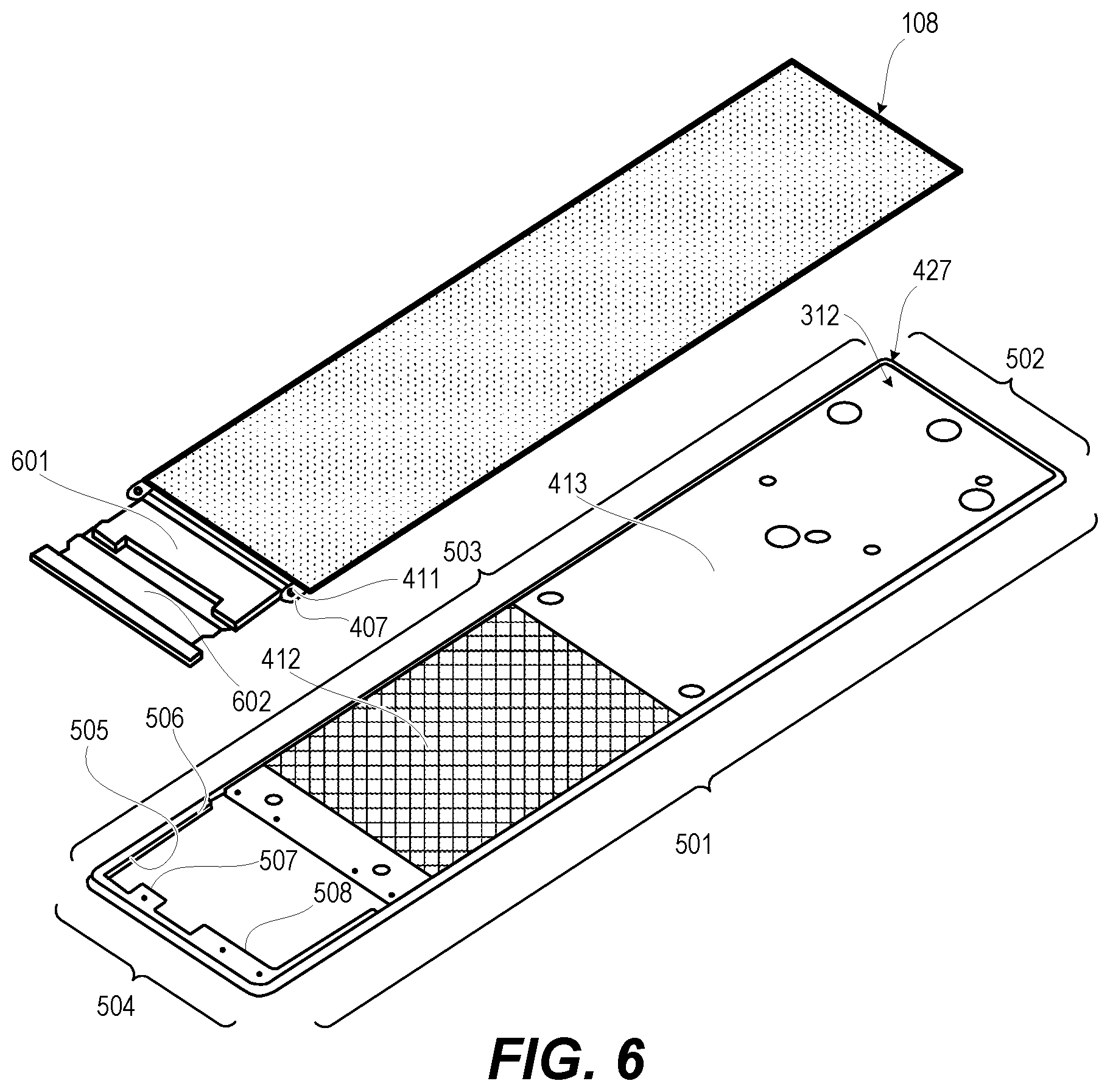 Patent US12100323 Figure 6 – Managing concurrent use of front and back portions of an adaptive rollable display device based on imaging user(s)