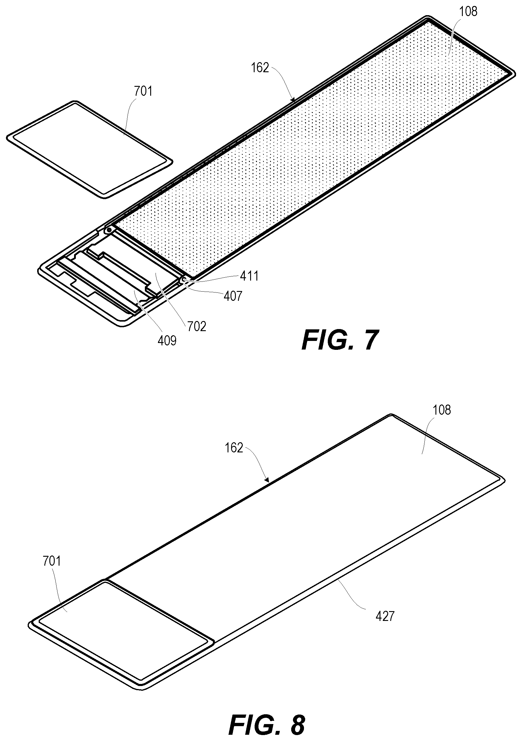 Patent US12100323 Figure 7 – Managing concurrent use of front and back portions of an adaptive rollable display device based on imaging user(s)