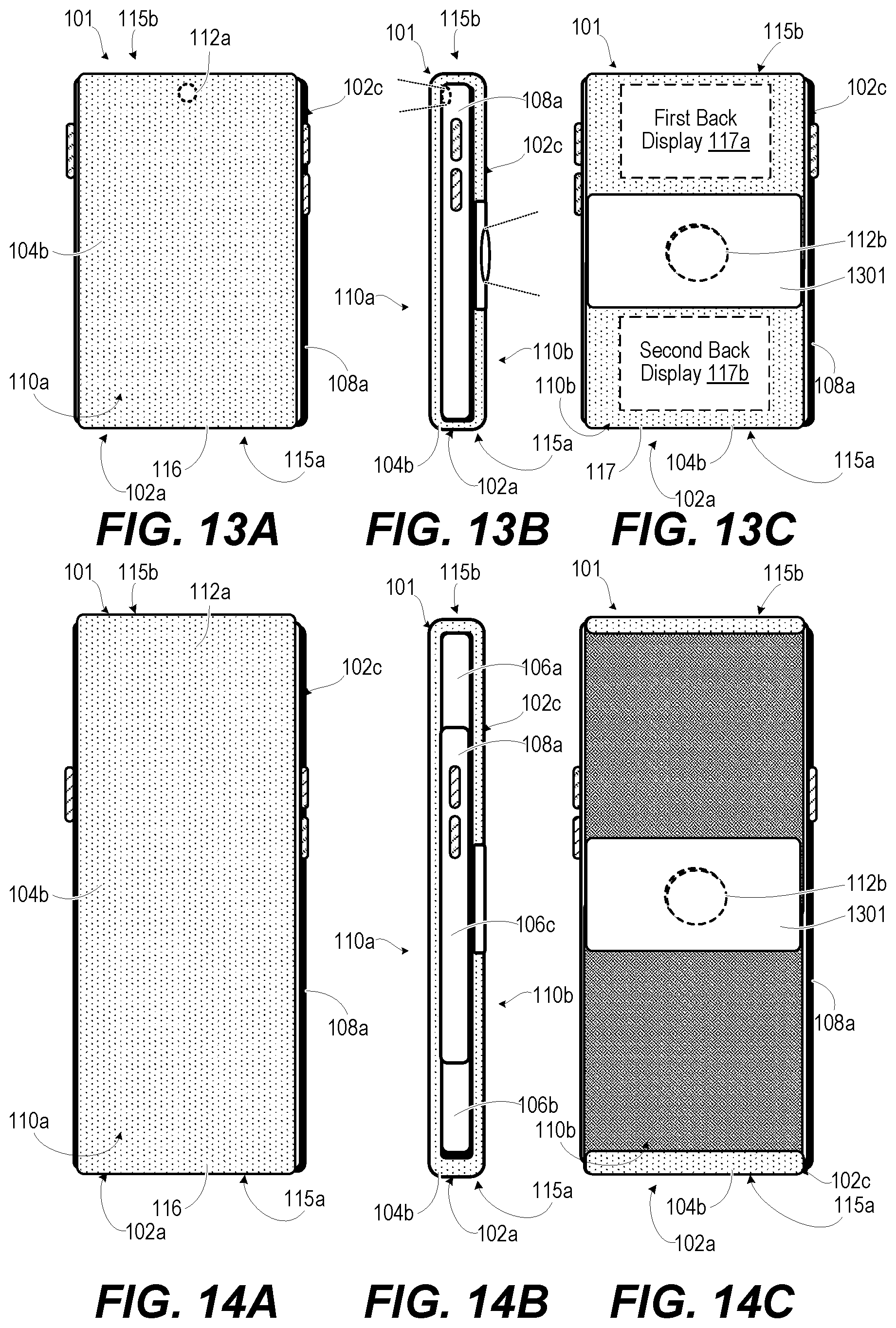 Patent US12100323 Figure 10 – Managing concurrent use of front and back portions of an adaptive rollable display device based on imaging user(s)