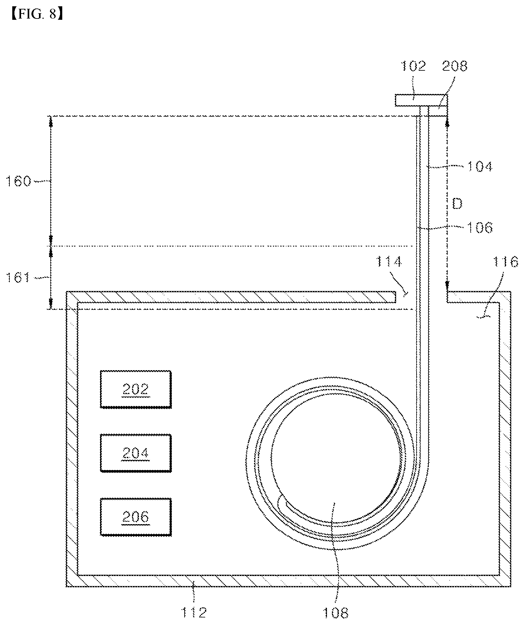Patent US12100326 Figure 8 – Flexible display device, rollable display apparatus including flexible display device, and method for controlling flexible display device