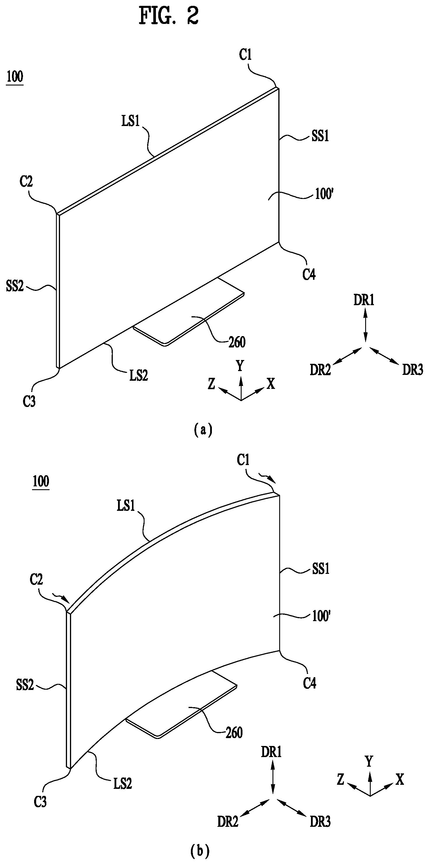 Patent US12100327 Figure 2 – Display device and method for controlling the same