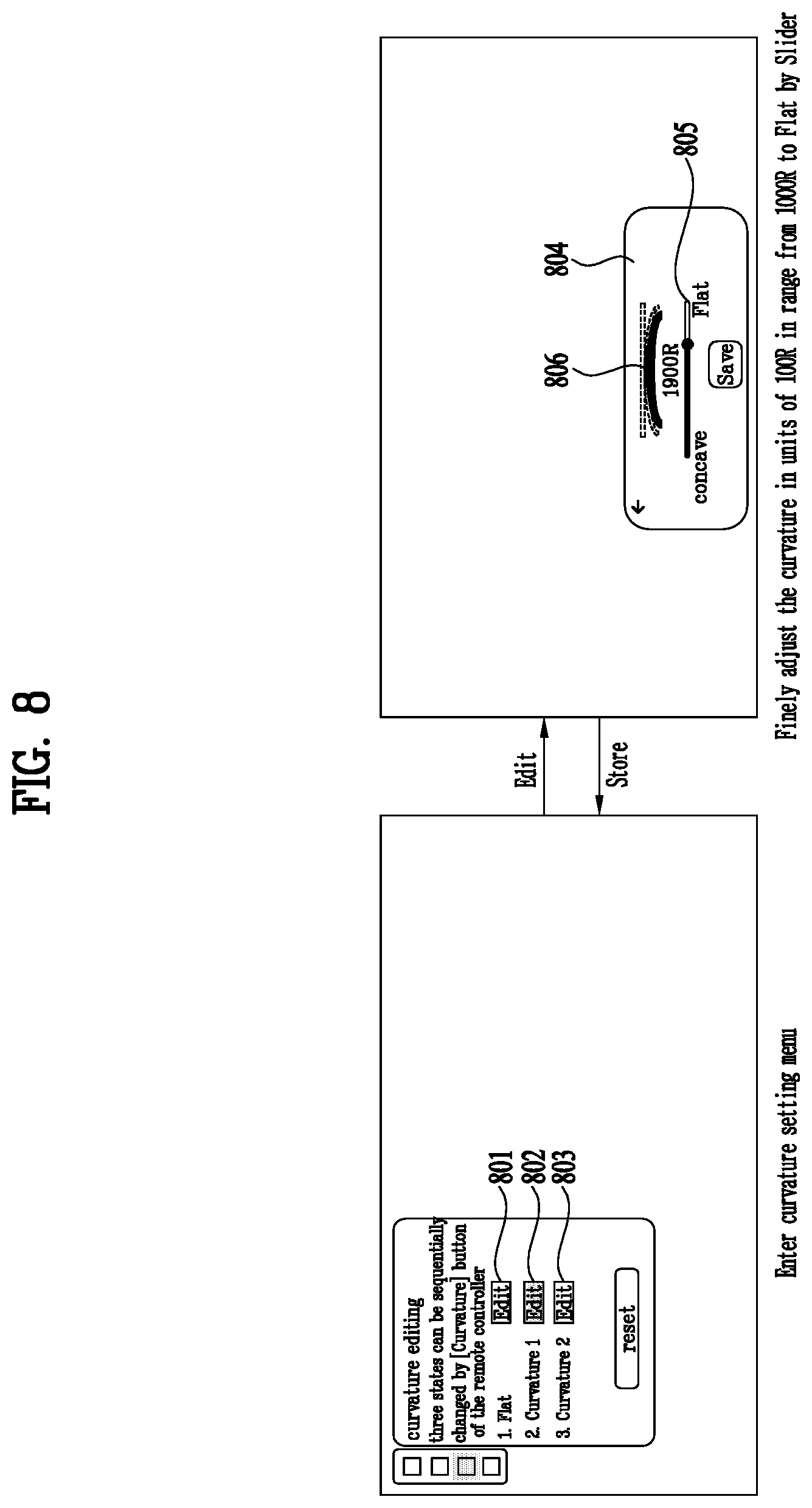 Patent US12100327 Figure 8 – Display device and method for controlling the same
