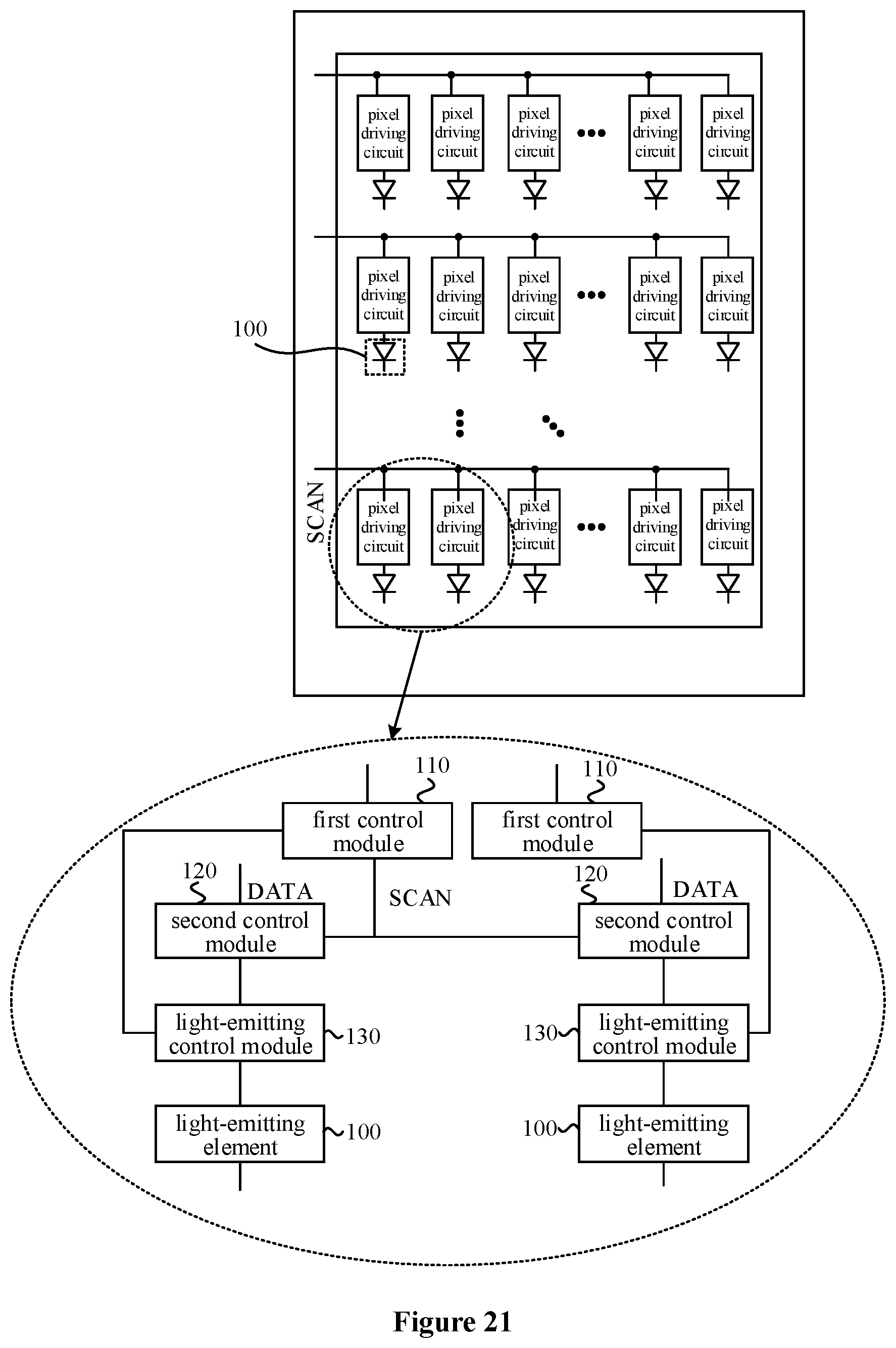 Patent US12100328 Figure 11 – Display panel and display device