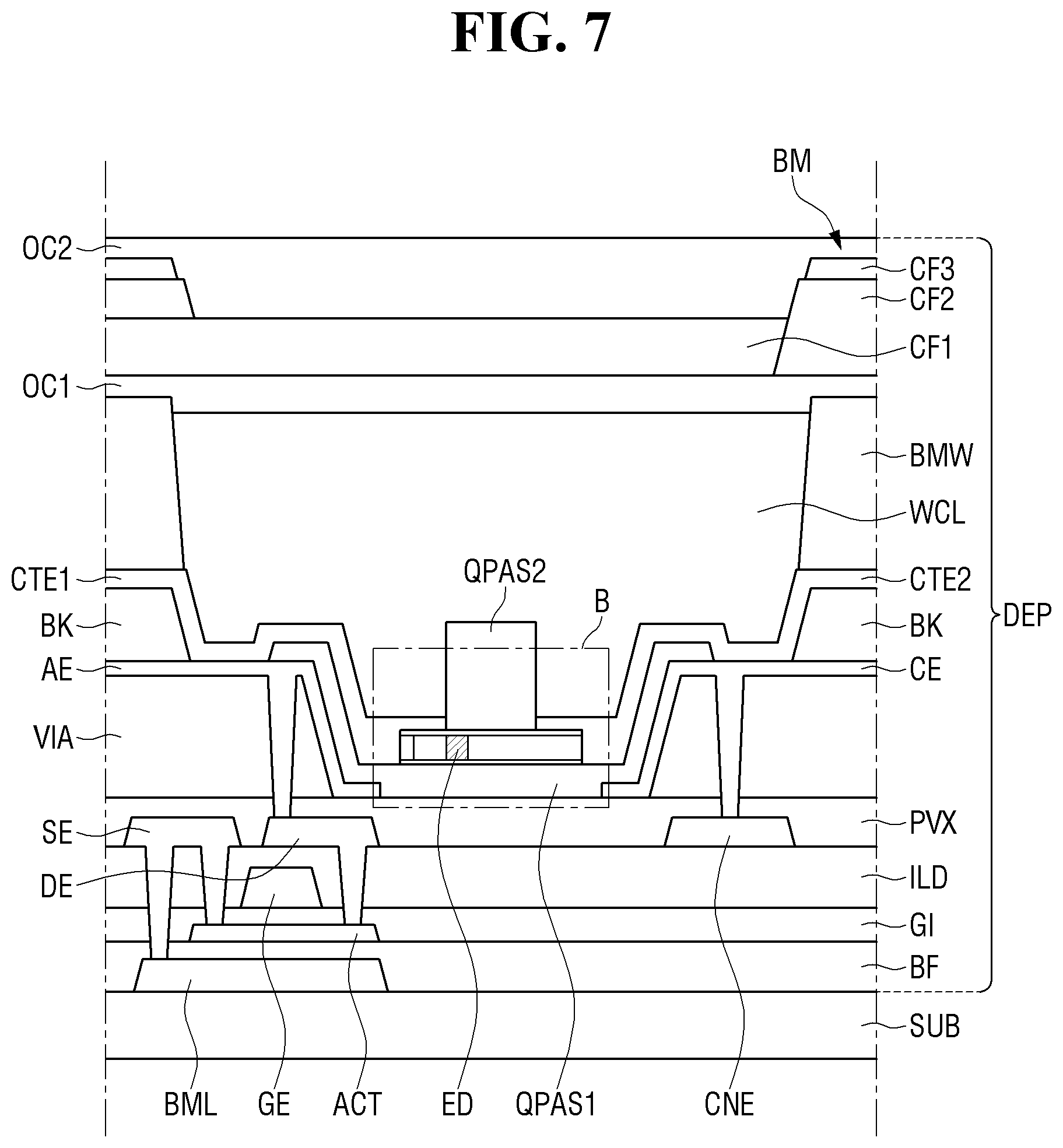 Patent US12100329 Figure 7 – Display device