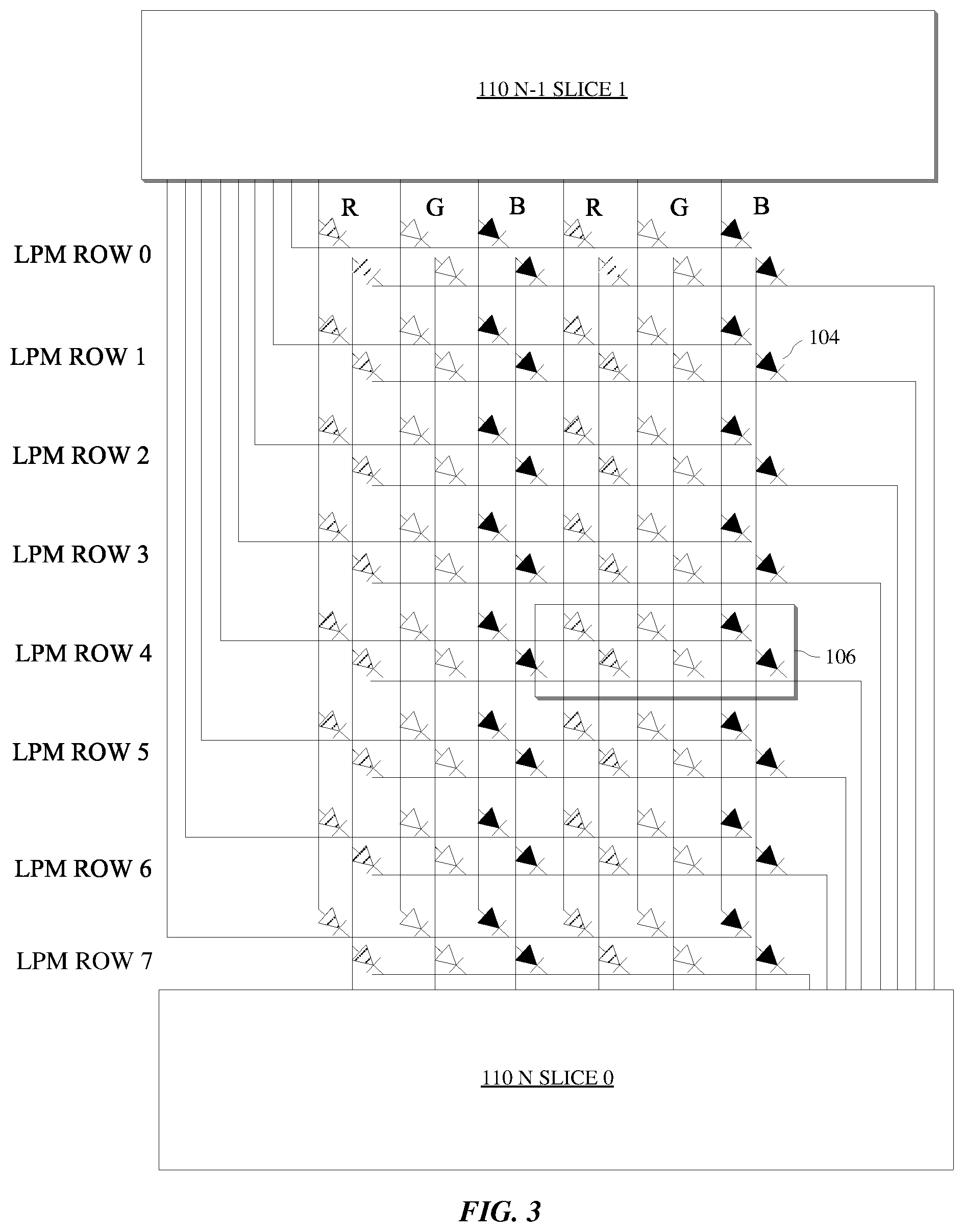 Patent US12100333 Figure 3 – Hybrid architecture for zero border display