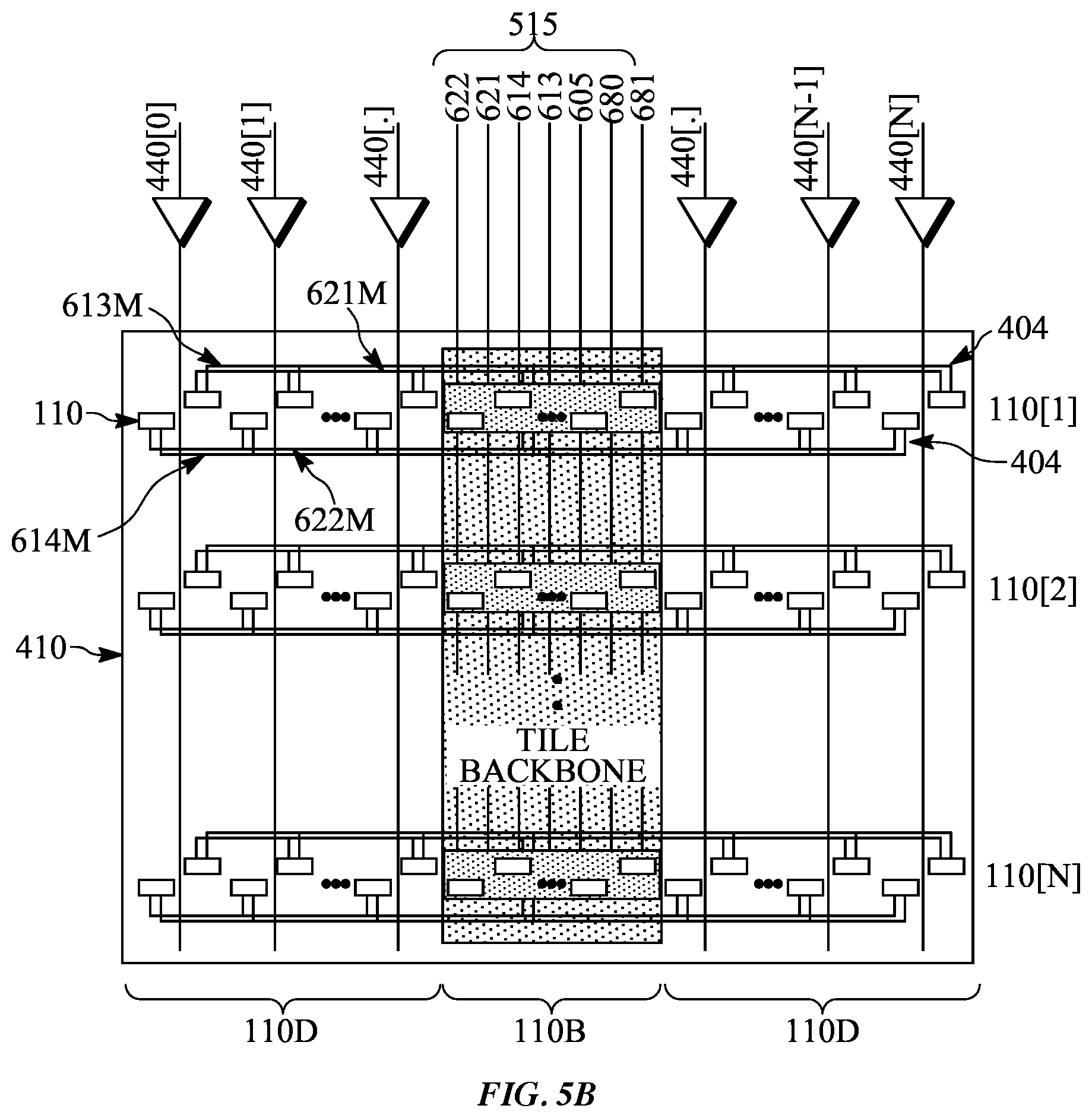 Patent US12100333 Figure 6 – Hybrid architecture for zero border display
