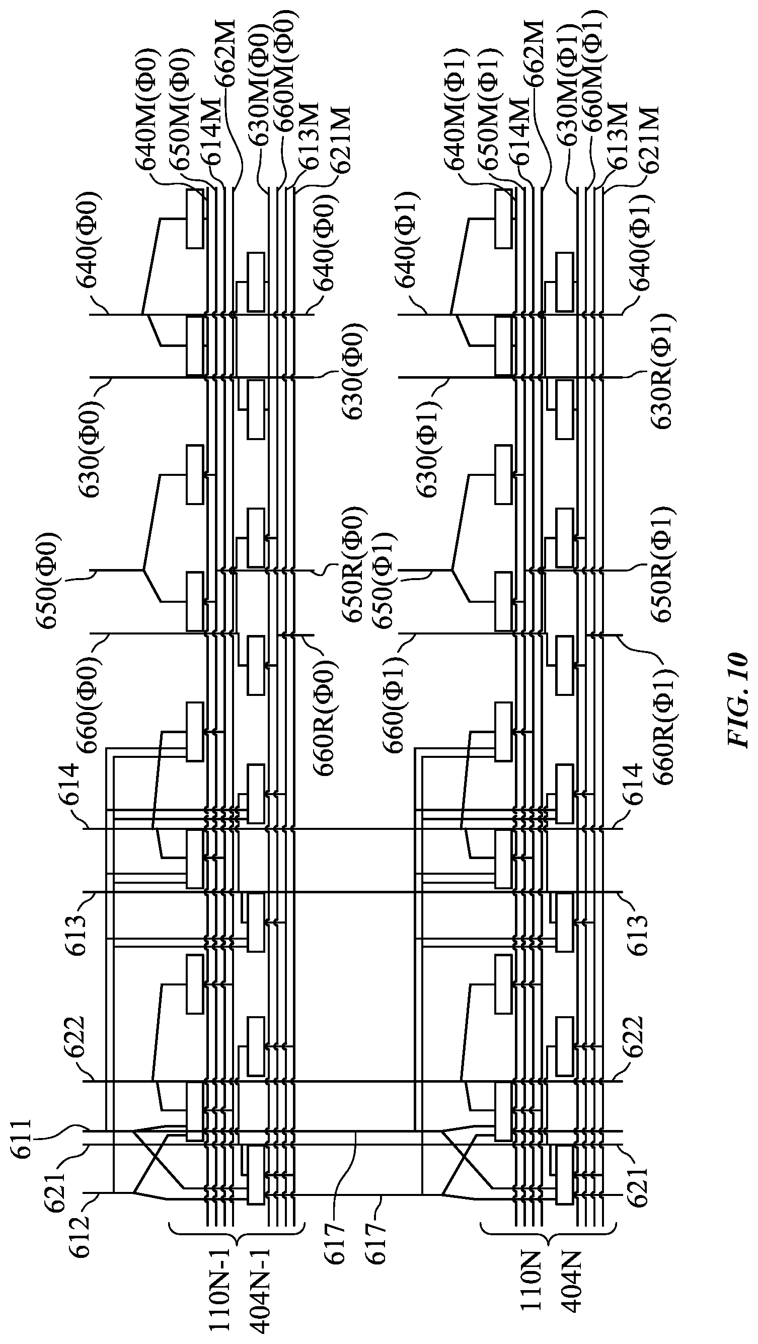 Patent US12100333 Figure 11 – Hybrid architecture for zero border display