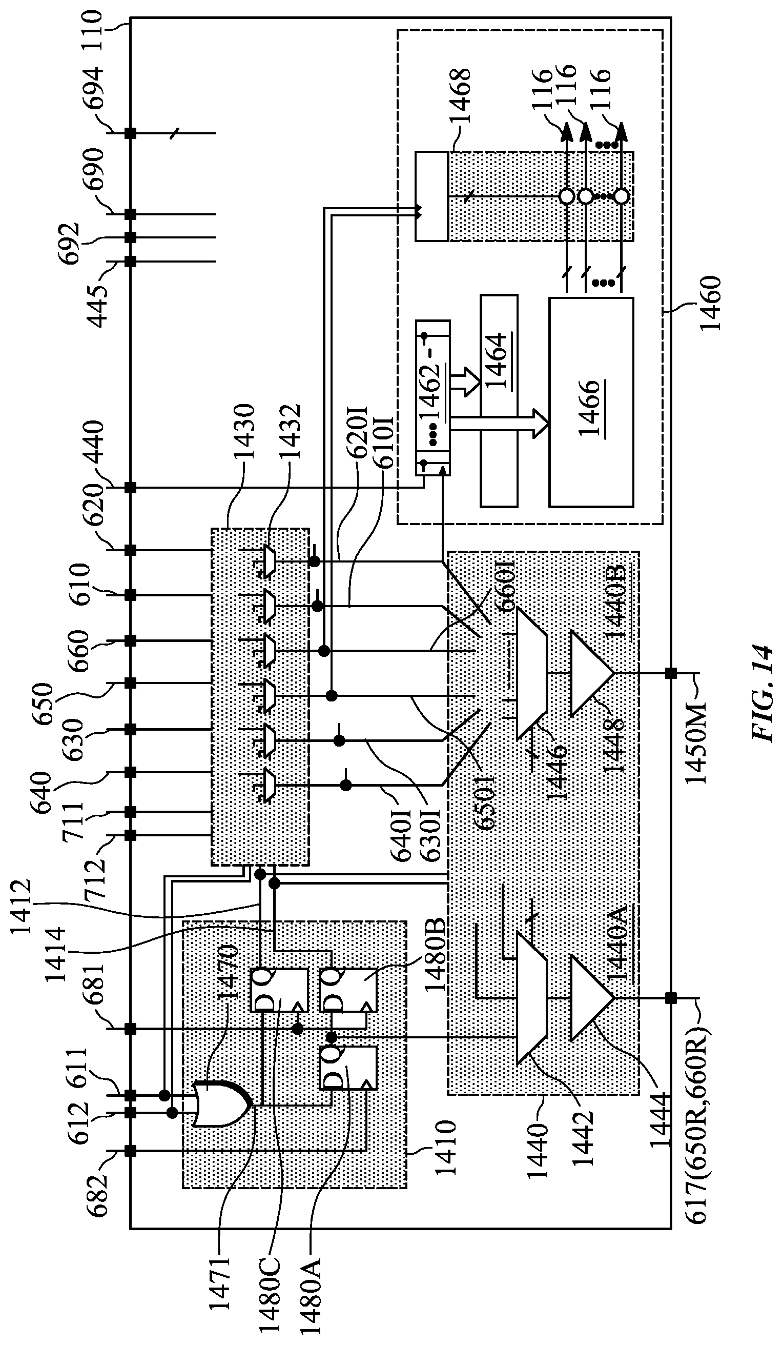 Patent US12100333 Figure 15 – Hybrid architecture for zero border display
