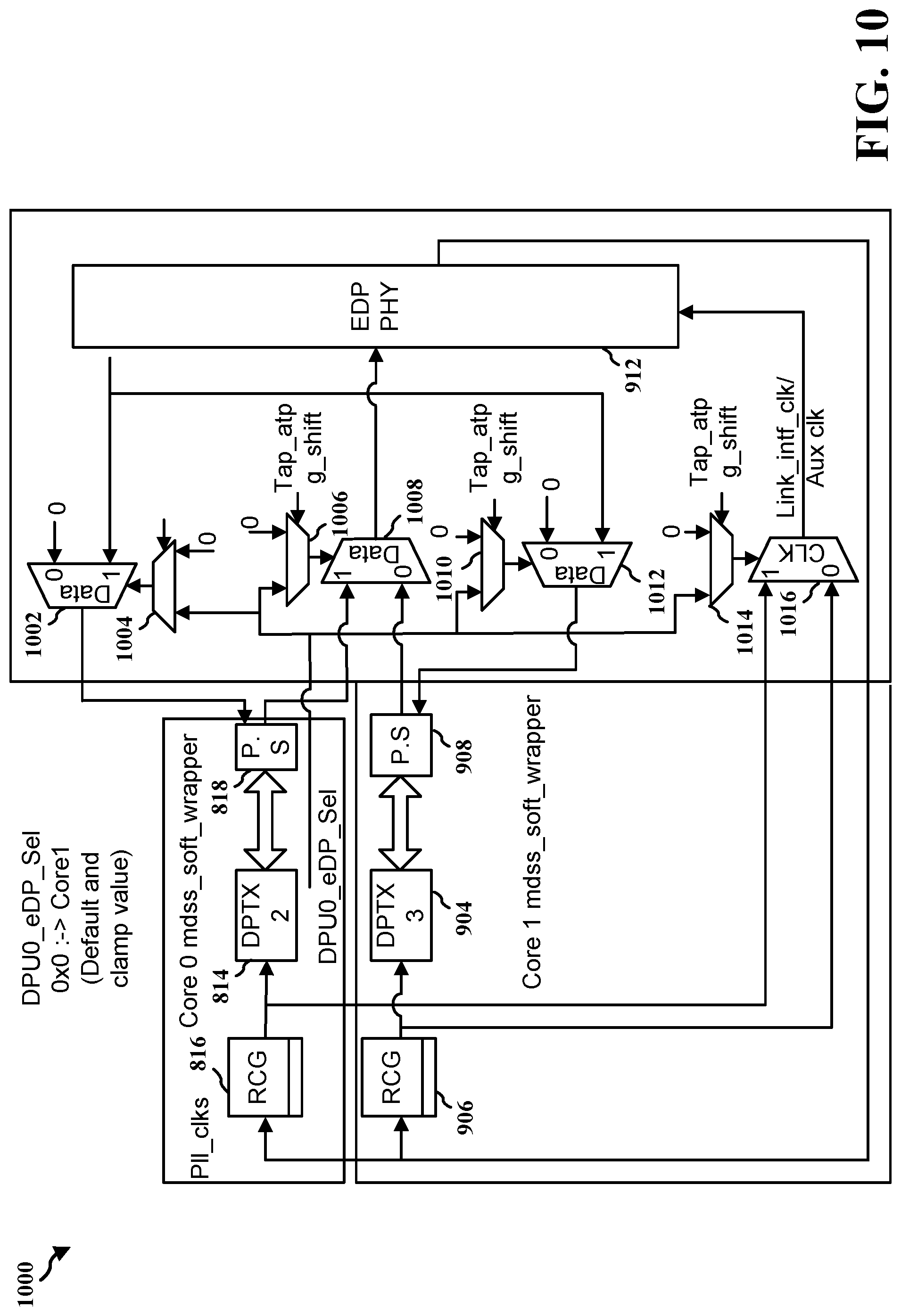 Patent US12100335 Figure 10 – Power efficient display architecture