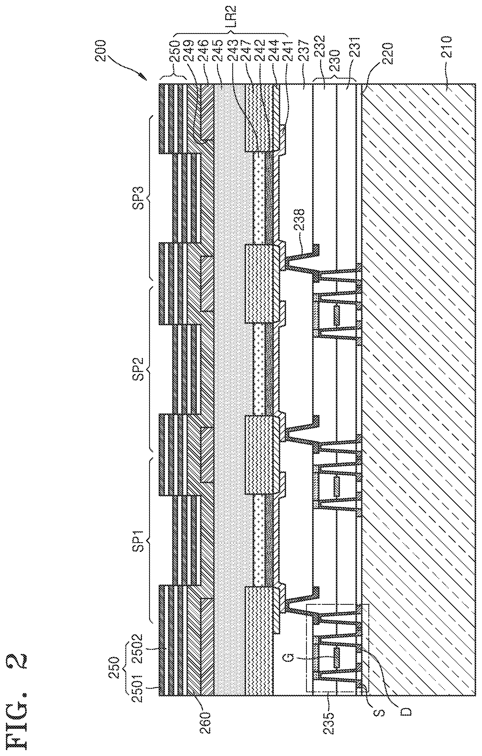 Patent US12100340 Figure 2 – Display apparatus and method of manufacturing the same